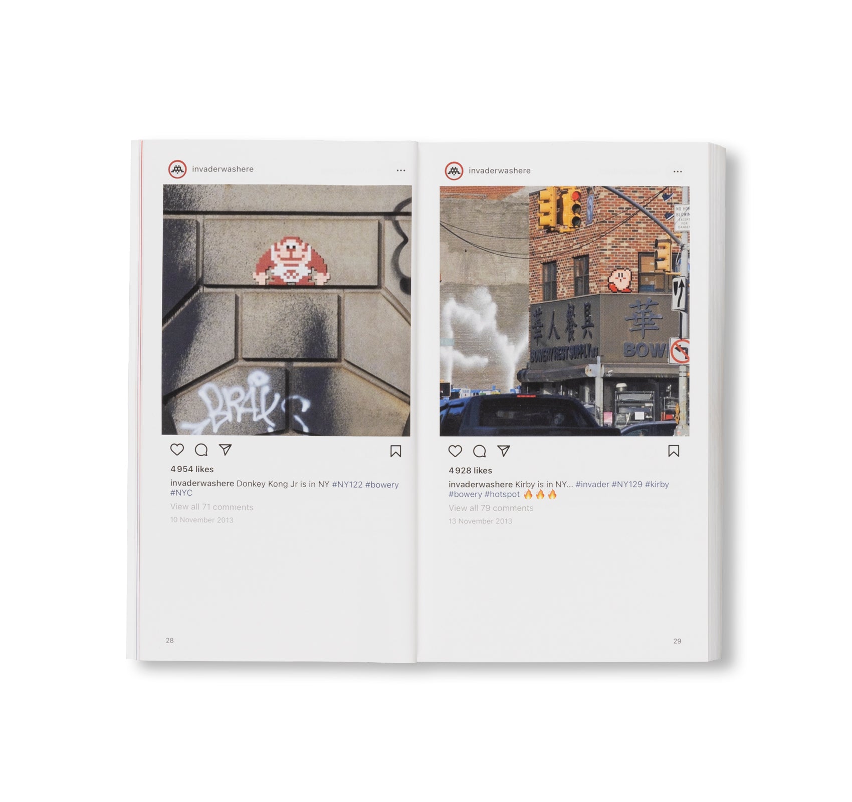 @INVADERWASHERE: TEN YEARS ON INSTAGRAM by Invader