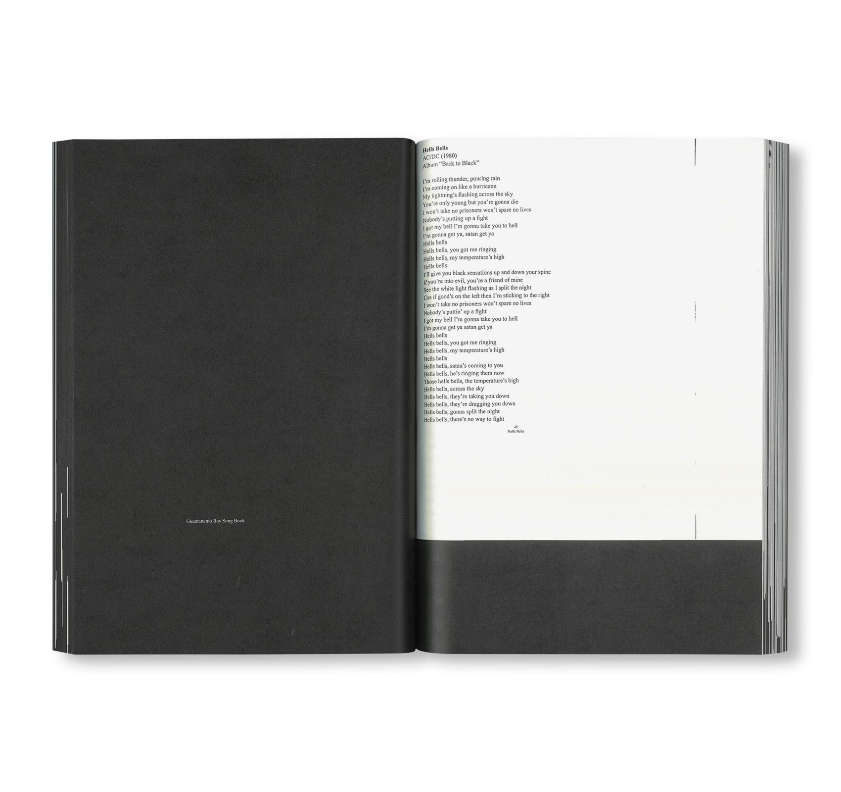 GUANTANAMO BAY SONG BOOK / グァンタナモ湾ソングブック by Jennifer Allora & Guillermo Calzadilla