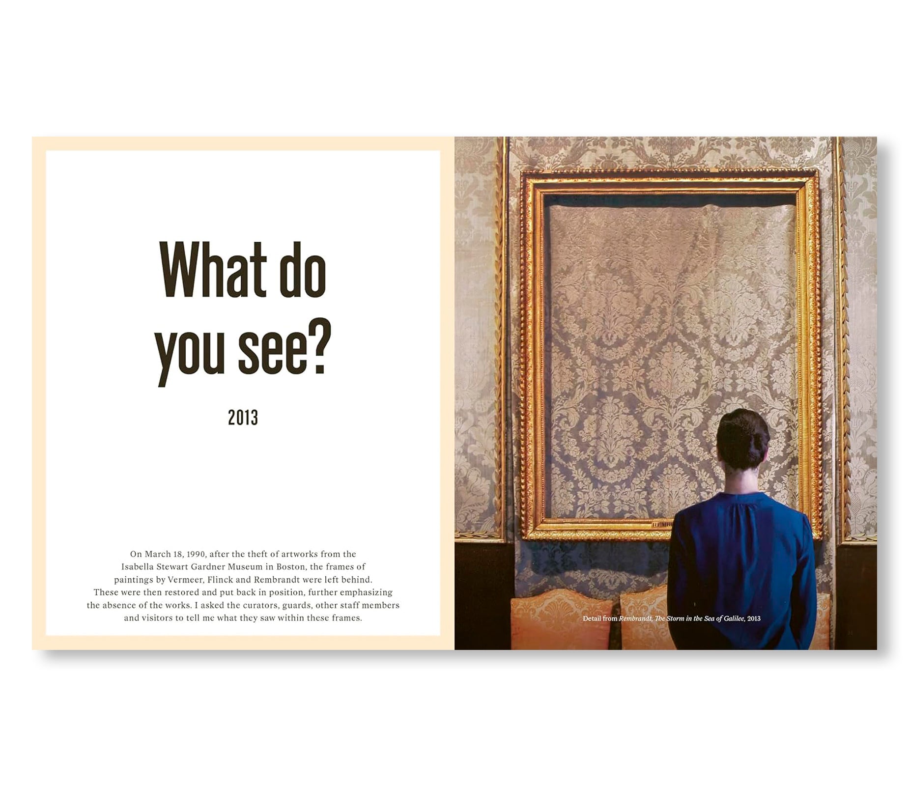 SOMETHING MISSING? by Sophie Calle