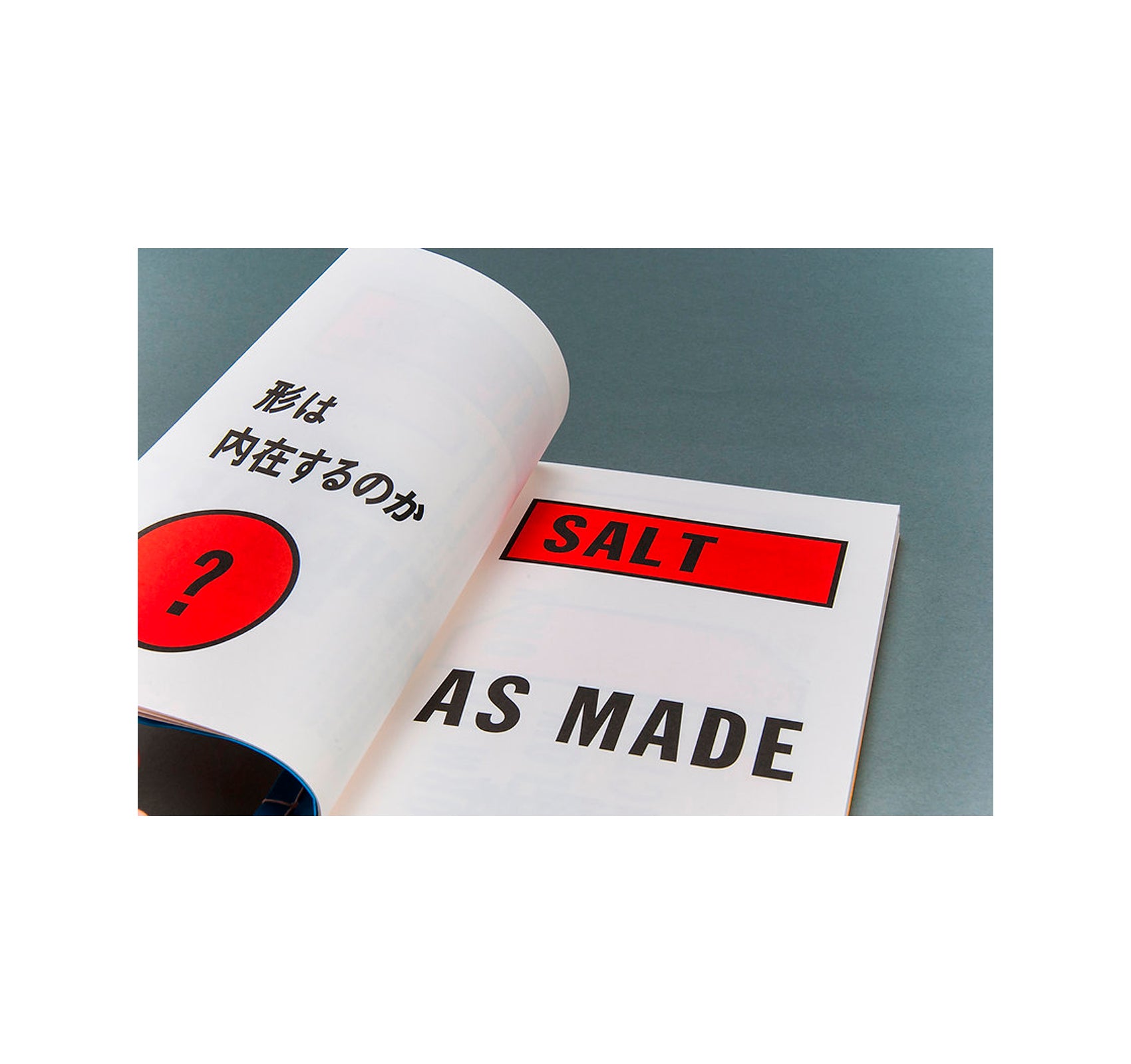 APPLES & EGGS, SALT & PEPPER / りんご＆たまご、しお＆こしょう by Lawrence Weiner