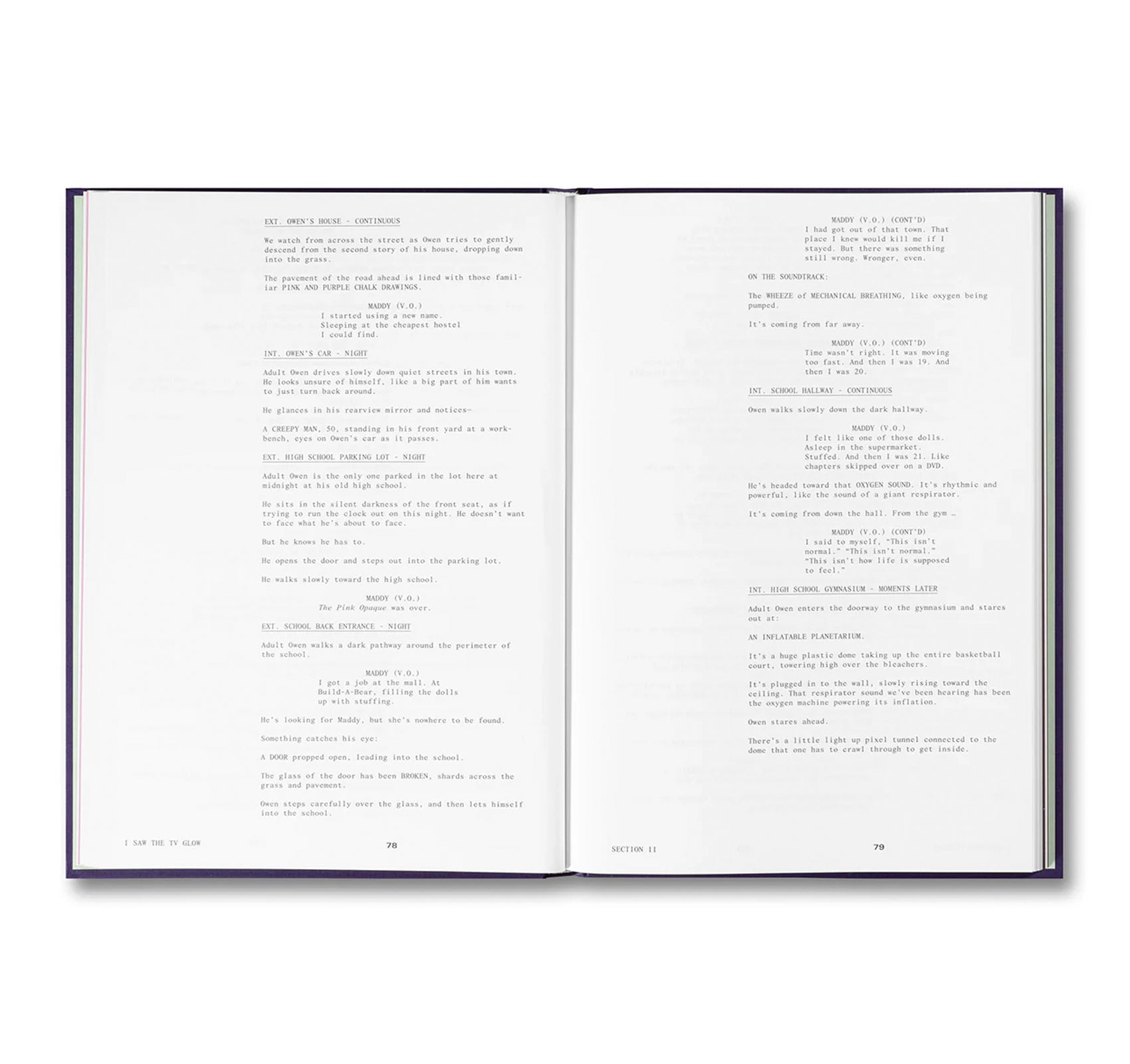 I SAW THE TV GLOW SCREENPLAY BOOK by Jane Schoenbrun – twelvebooks