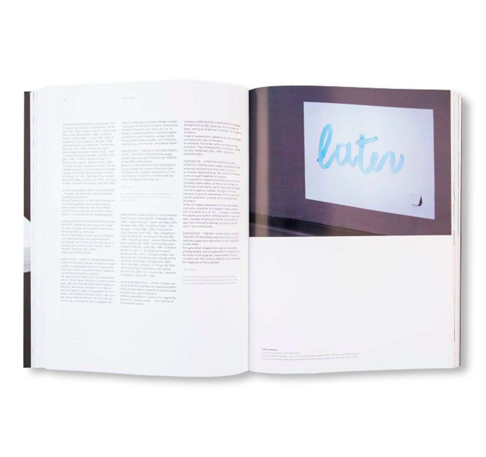 PLUS QUE 20 ANS APRÈS – GESAMMELTE WÖRTER UND BILDER / COLLECTED WORDS AND IMAGES