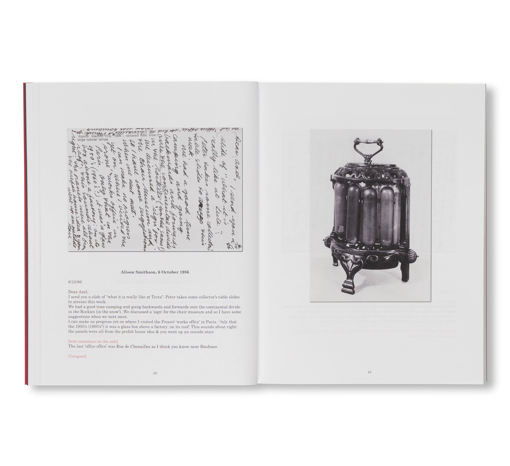 DEAR AXEL…99 POSTCARDS FROM ALISON AND PETER SMITHSON by Alison & Peter Smithson