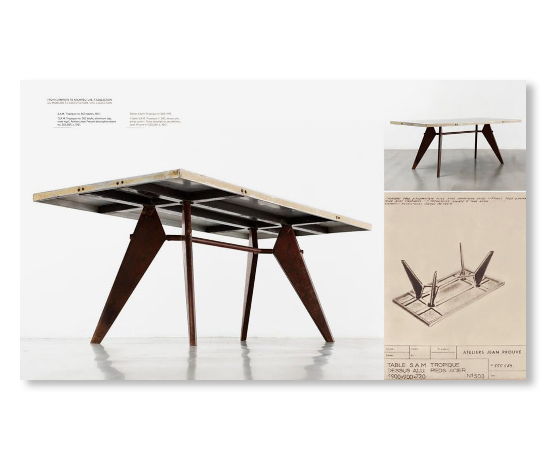 JEAN PROUVÉ, FROM FURNITURE TO ARCHITECTURE by Jean Prouvé