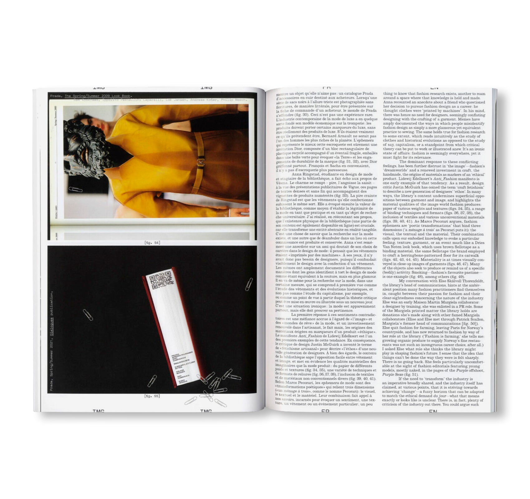 REVUE FAIRE – TO LOOK AT THINGS #51: ‘YELL OUTSIDE’: INTERNATIONAL LIBRARY OF FASHION RESEARCH