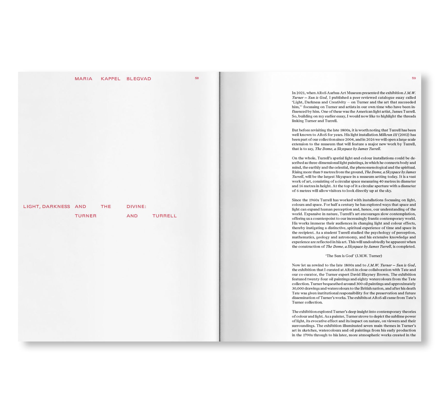 LIGHT IN SPACE AND PRINTS by James Turrell