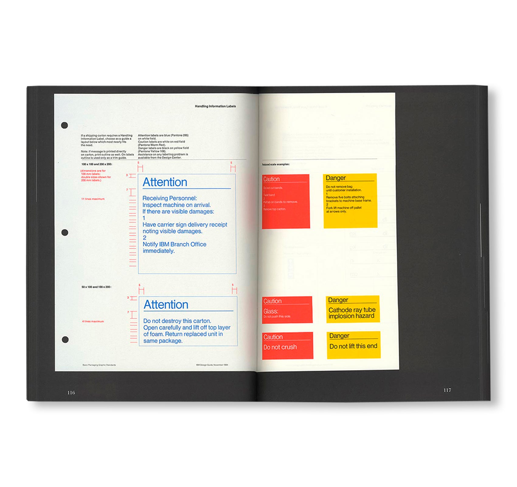 IBM, PAUL RAND’S GRAPHIC STANDARDS MANUAL [REPRINTED EDITION]