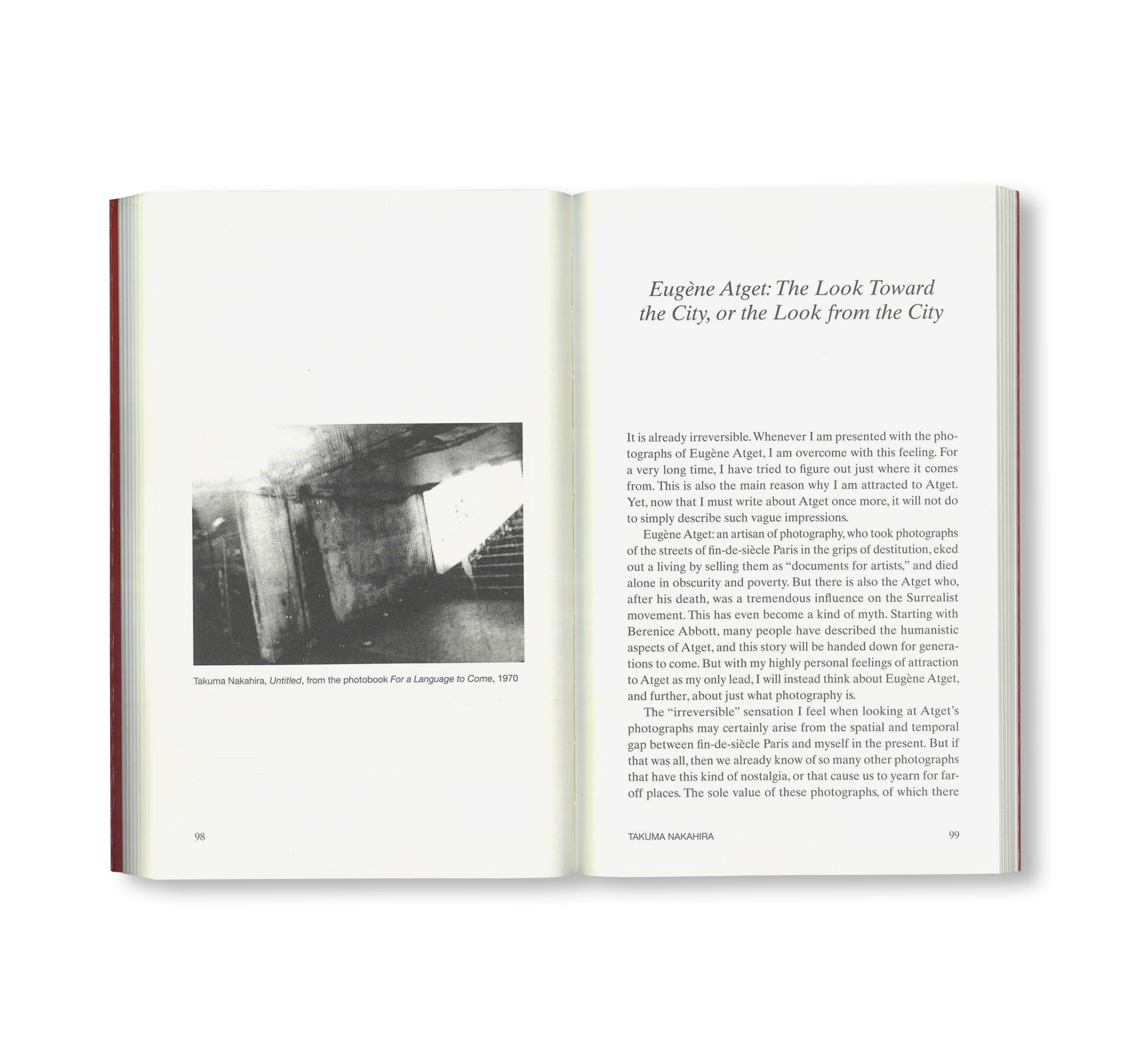 AT THE LIMITS OF THE GAZE: SELECTED WRITINGS BY TAKUMA NAKAHIRA by Takuma Nakahira