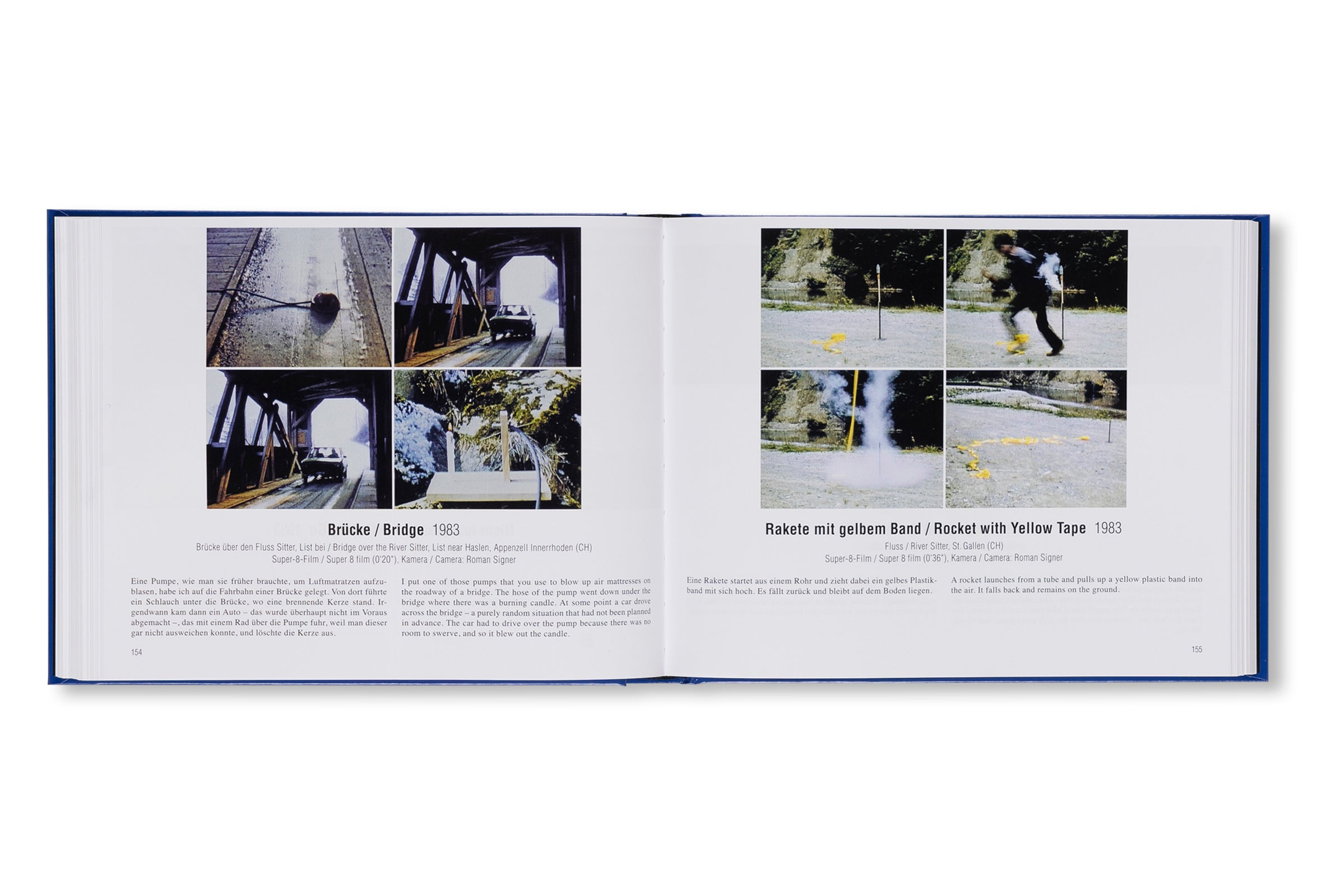 SUPER-8 FILME 1975-2001. KOMMENTIERTES WERKVERZEICHNIS / ANNOTATED CATALOGUE RAISONNÉ by Roman Signer