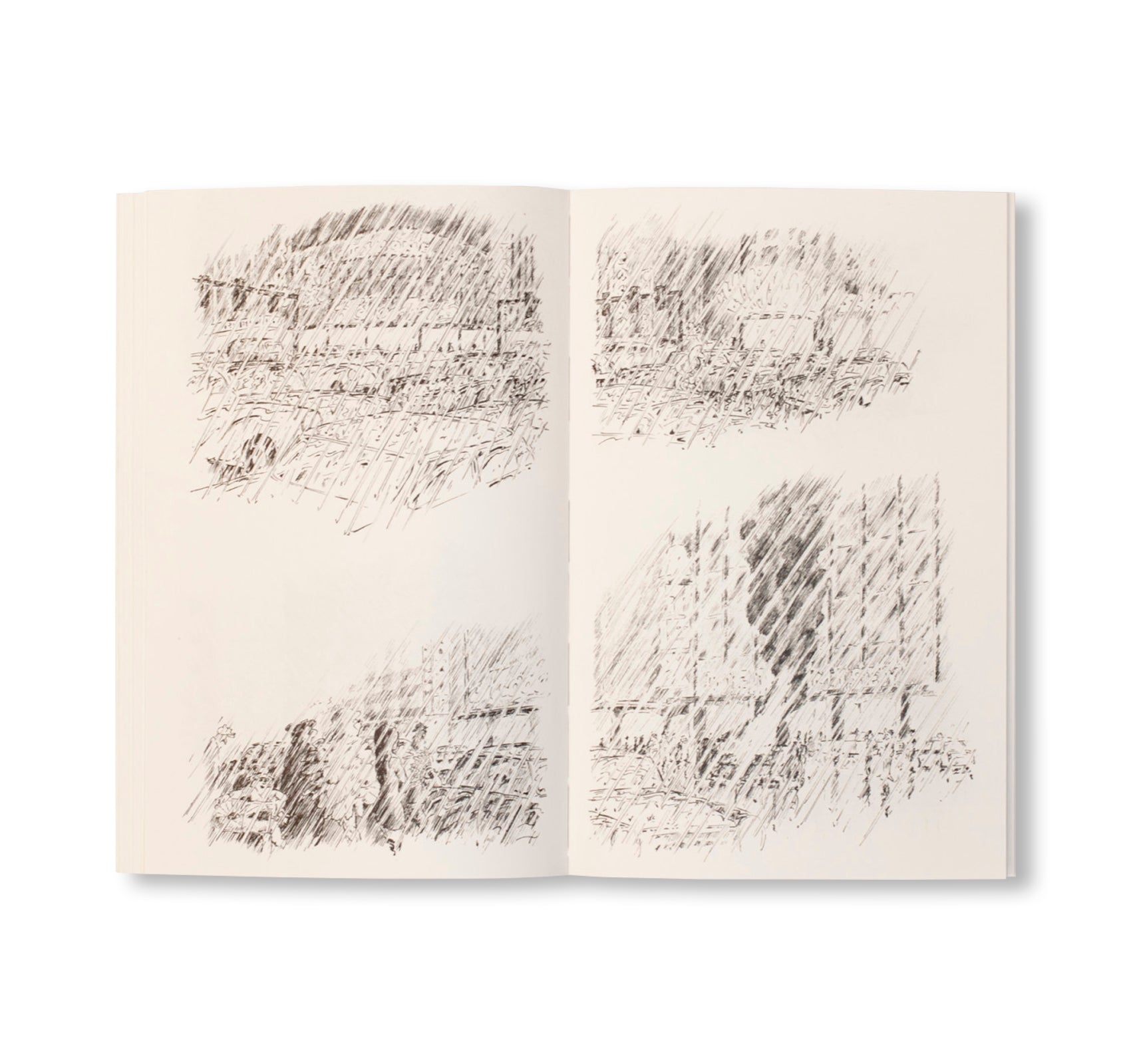 UP AND DOWN TOWN / REGENBÜCHLEIN by David Weiss [REPRINTED EDITION]