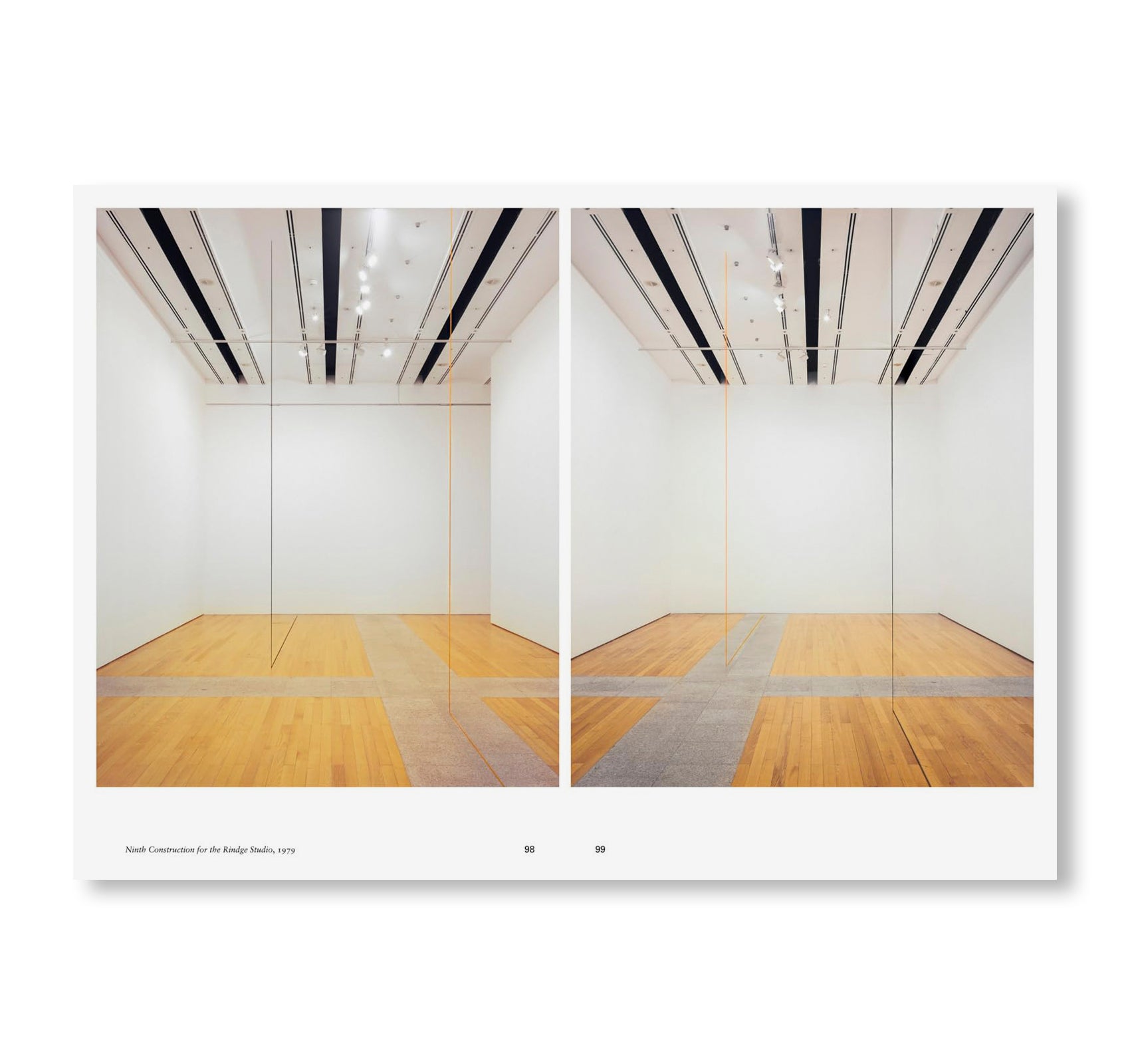 THREADING SPACE by Fred Sandback