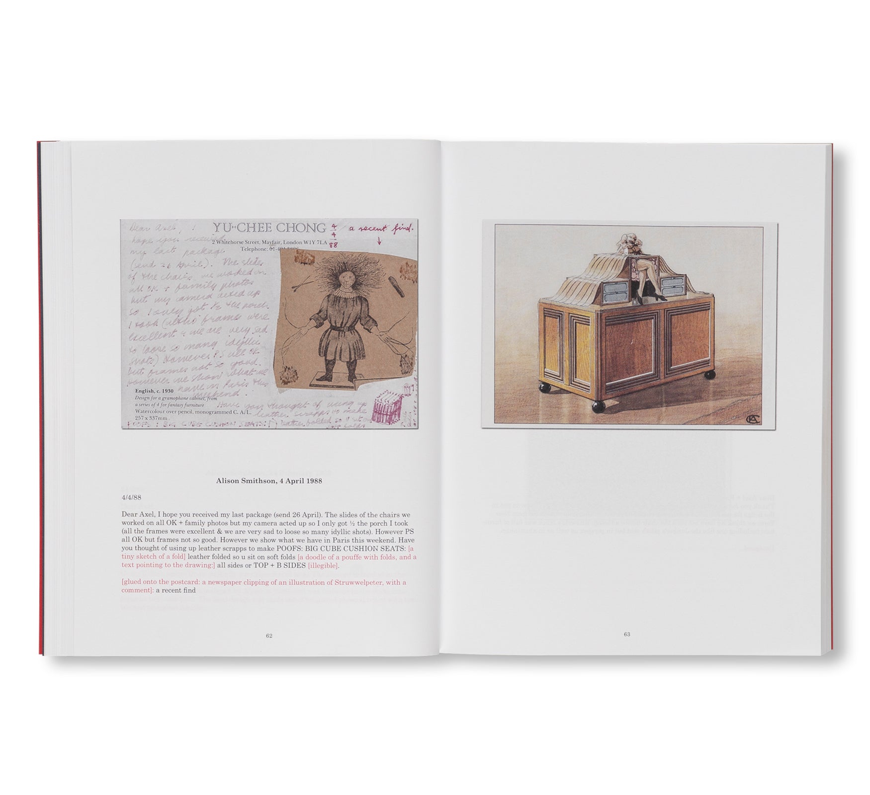 DEAR AXEL…99 POSTCARDS FROM ALISON AND PETER SMITHSON by Alison & Peter Smithson