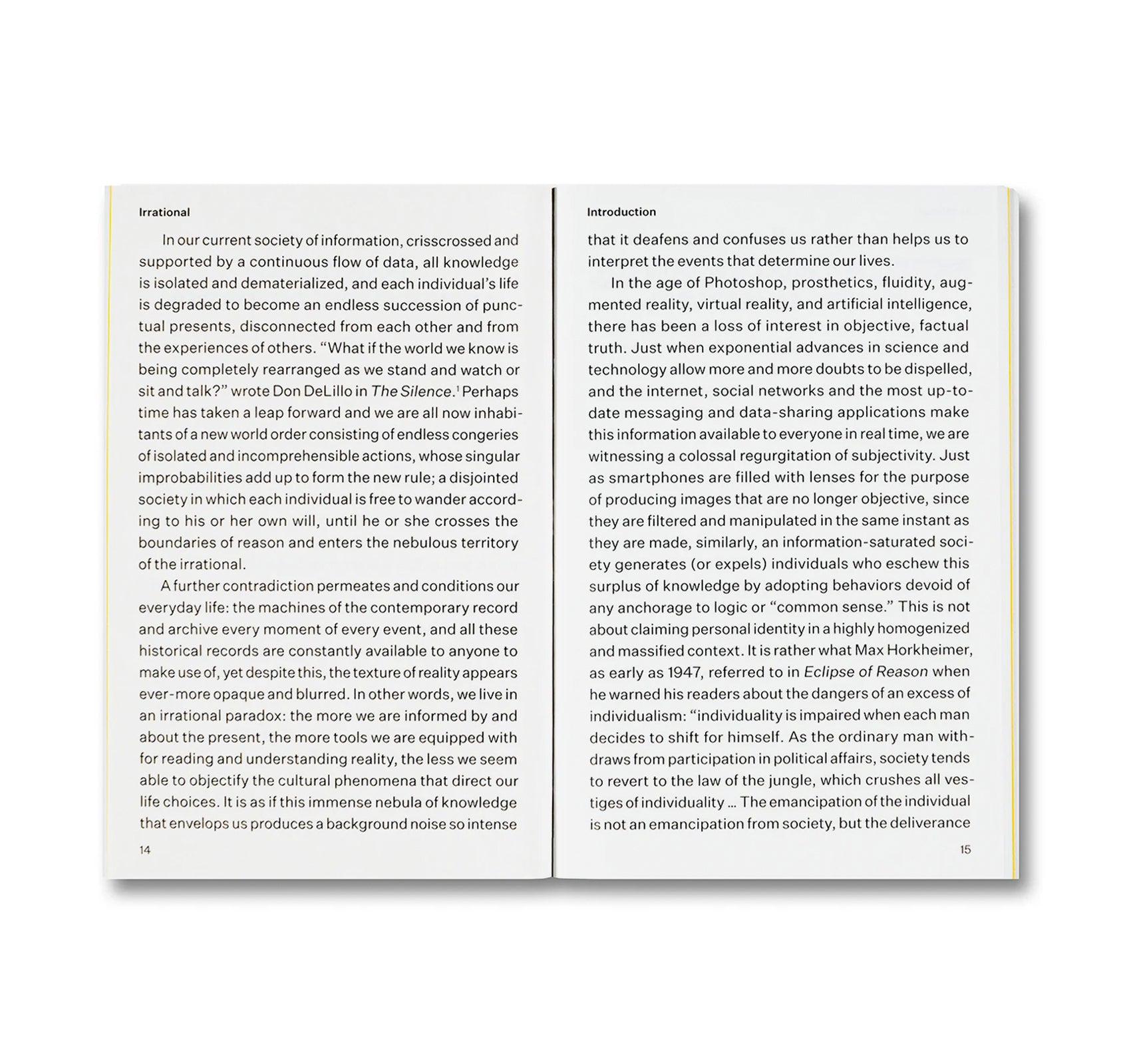 IRRATIONAL: A VISUAL DIRECTORY TO A WORLD WITH NO REASON by Francesco Jodice & Francesco Zanot