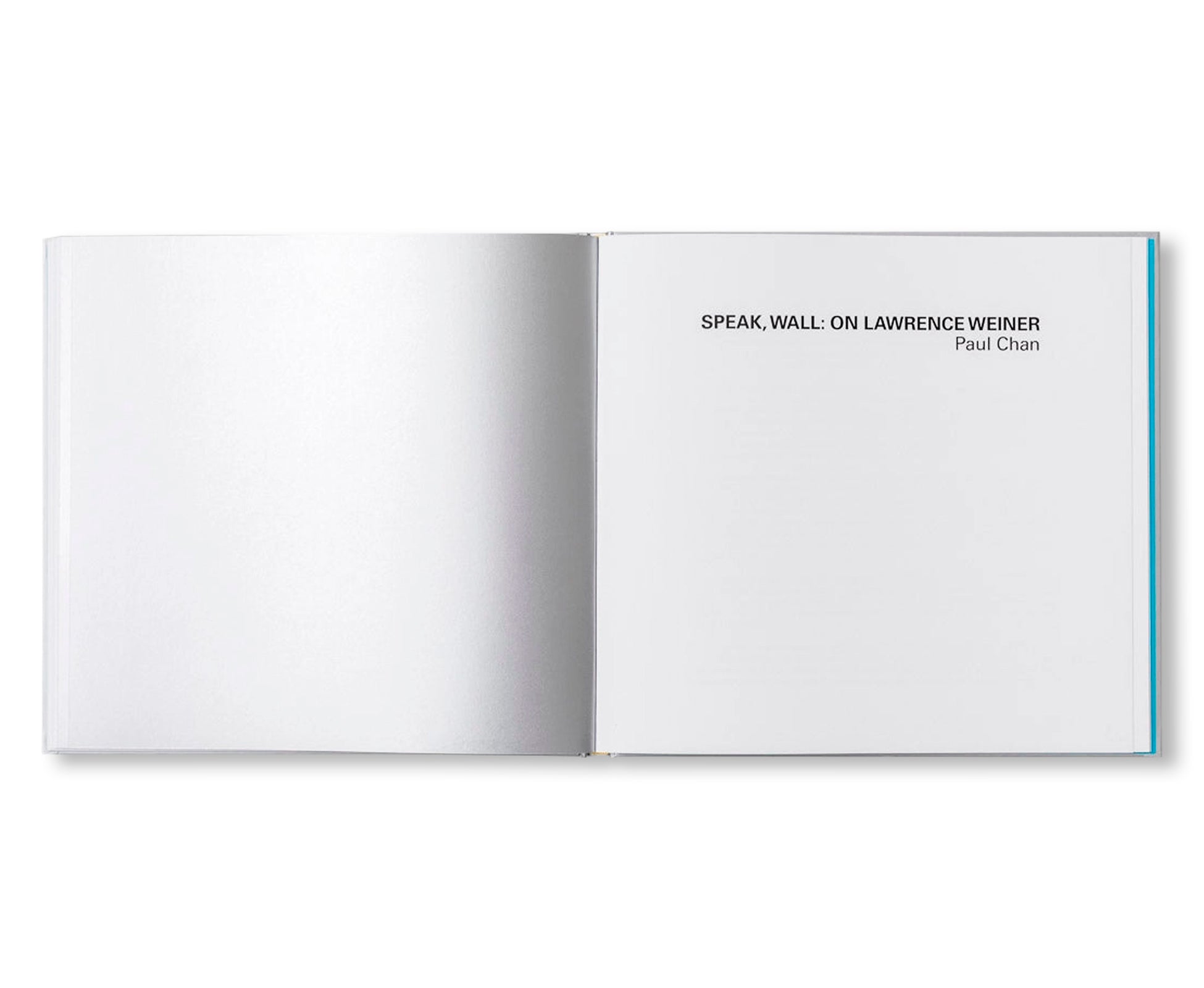 LAWRENCE WEINER: AS OFTEN AS NOT by Lawrence Weiner