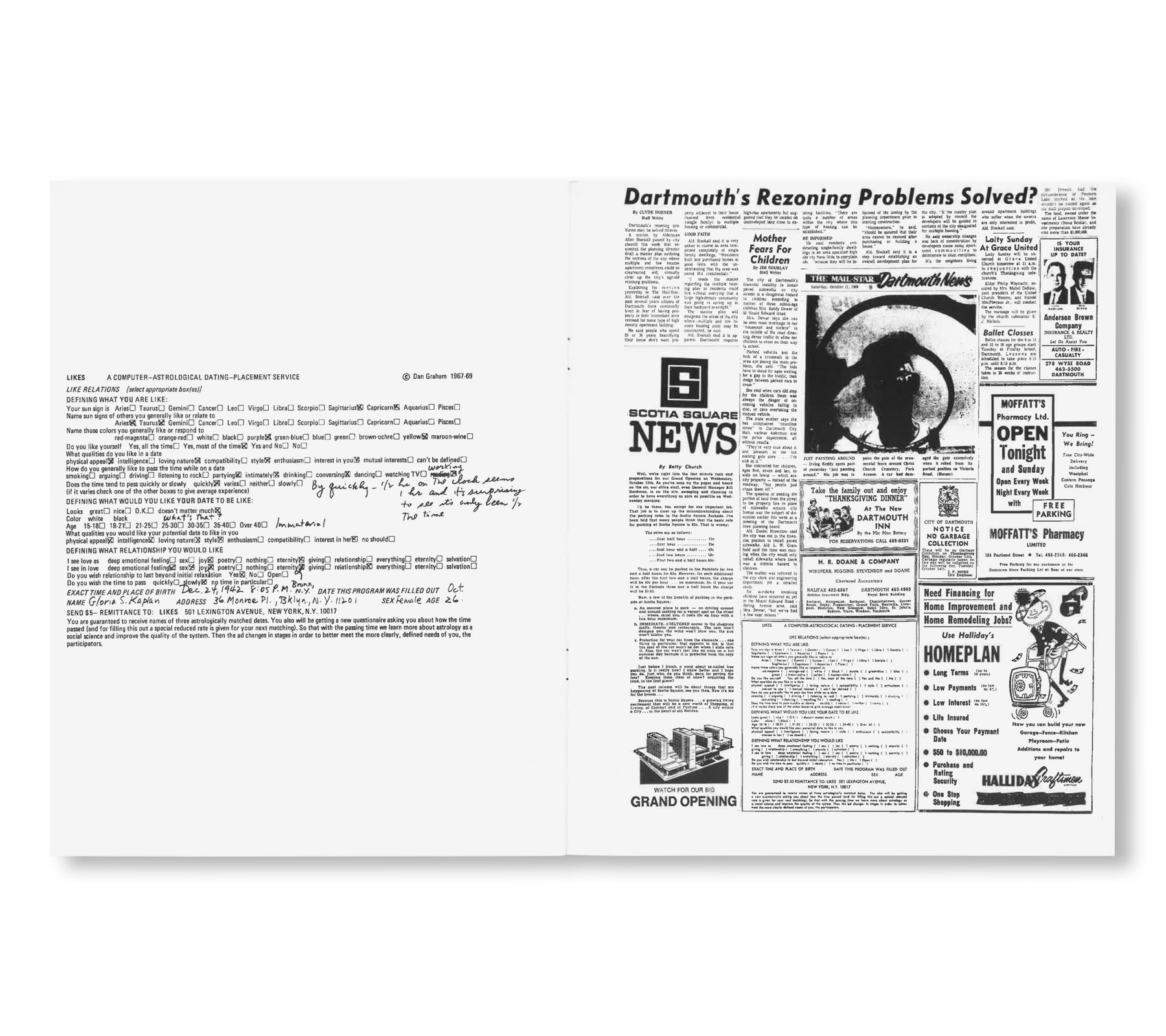 FOR PUBLICATION by Dan Graham [SECOND EDITION]