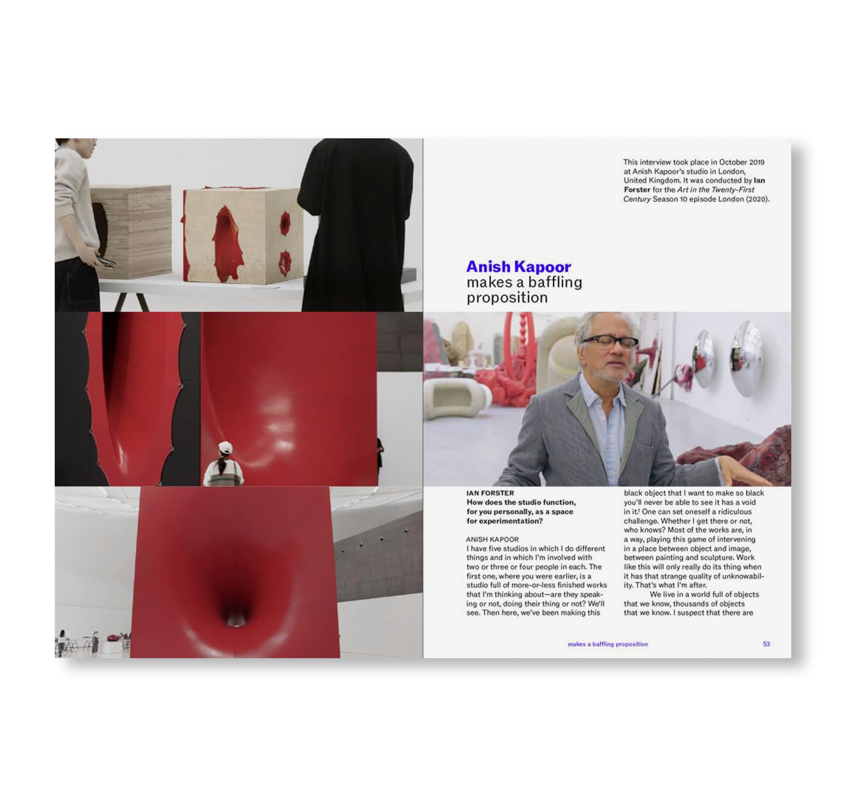 ARTISTS & THE UNKNOWN: ART21 INTERVIEWS WITH ARTISTS