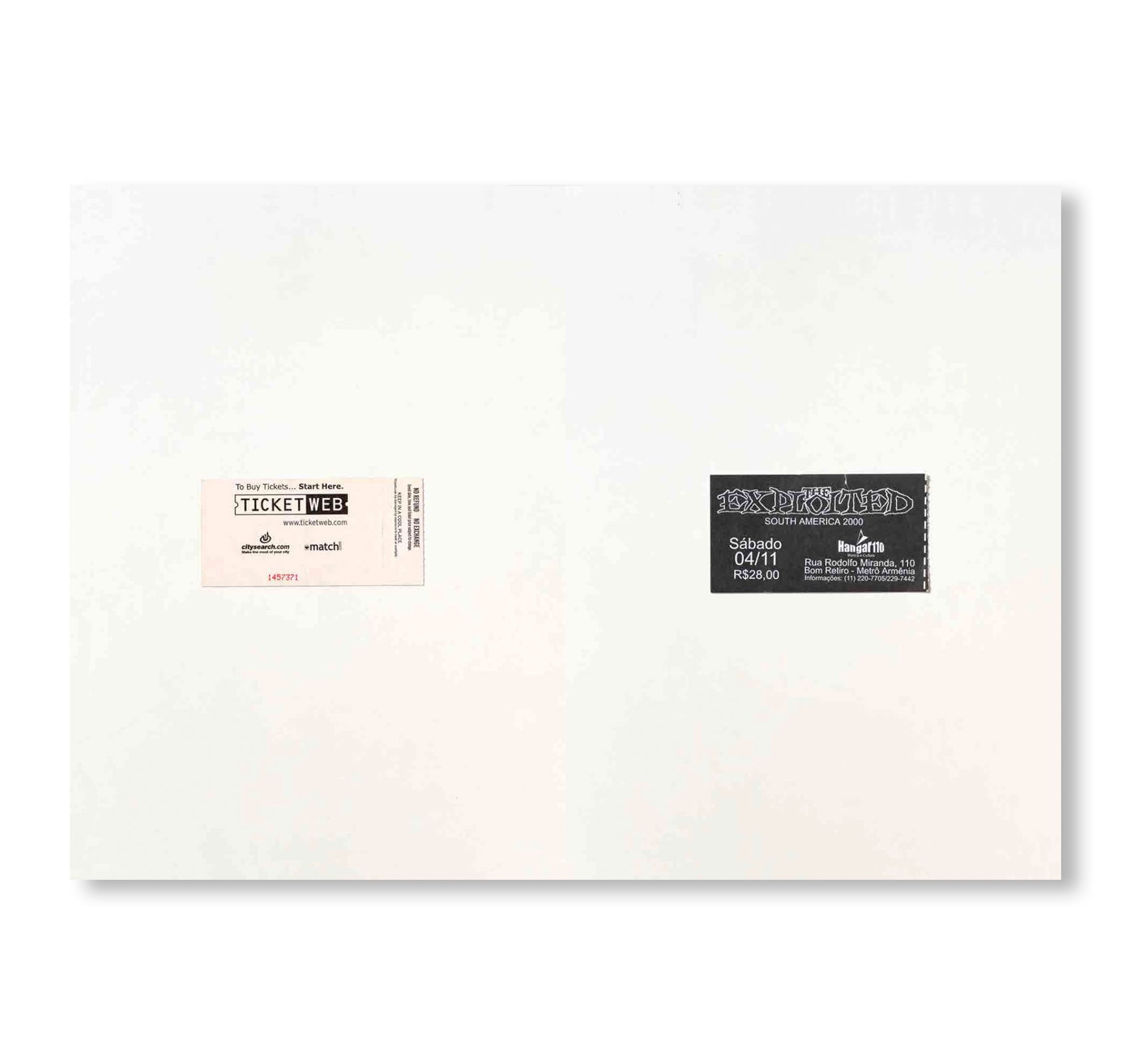 TICKETS TO THE CORE by Jac Leirner