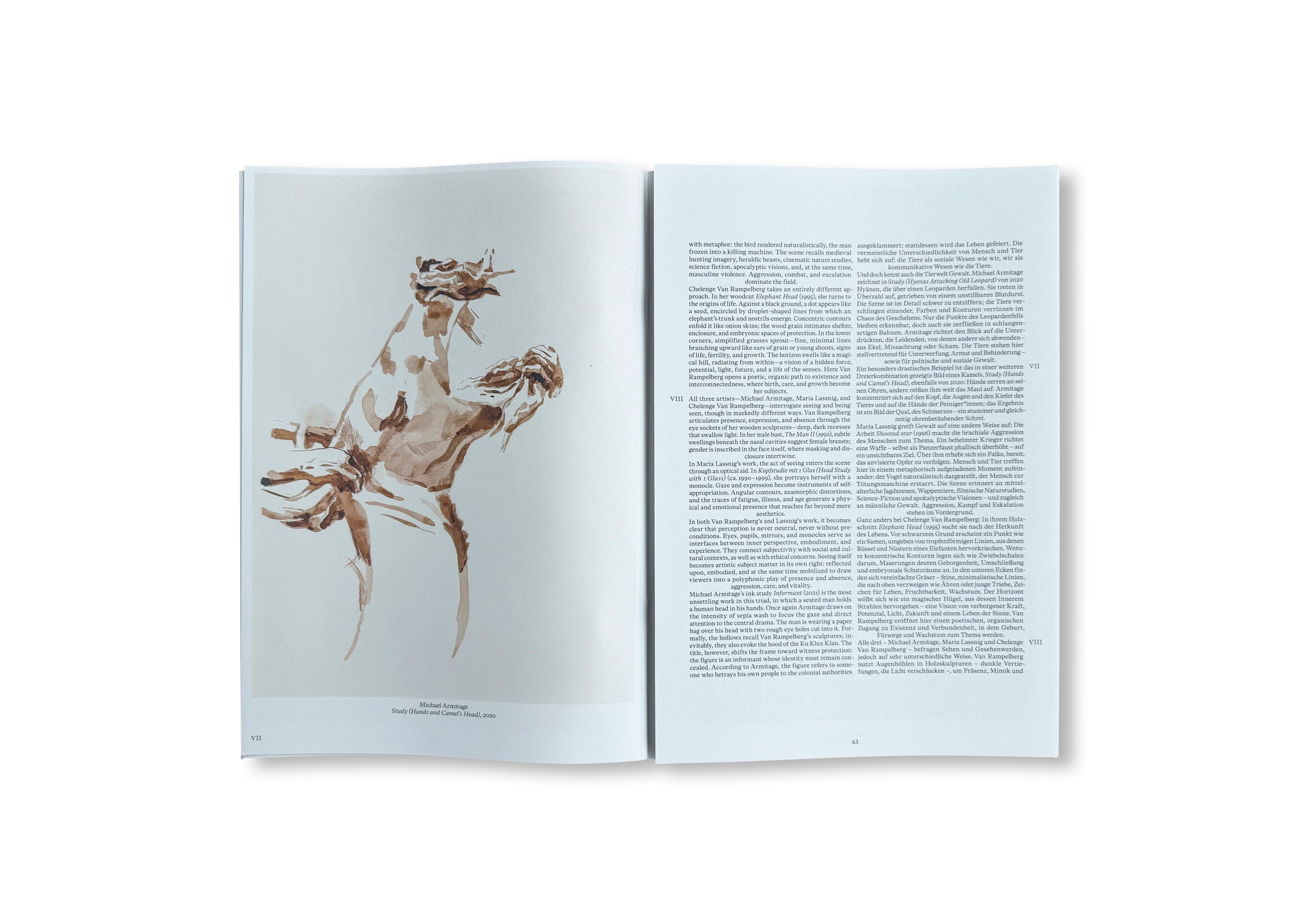 LOOK AT YOURSELF TO FIND YOU by Michael Armitage, Maria Lassnig, Chelenge Van Rampelberg