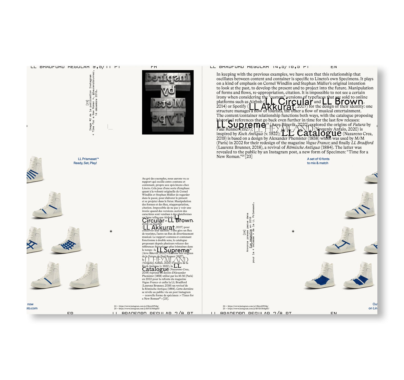 REVUE FAIRE – TO LOOK AT THINGS #30 BIS – TYPES OF TYPES: THE TYPOGRAPHIC SPECIMEN BY LINETO