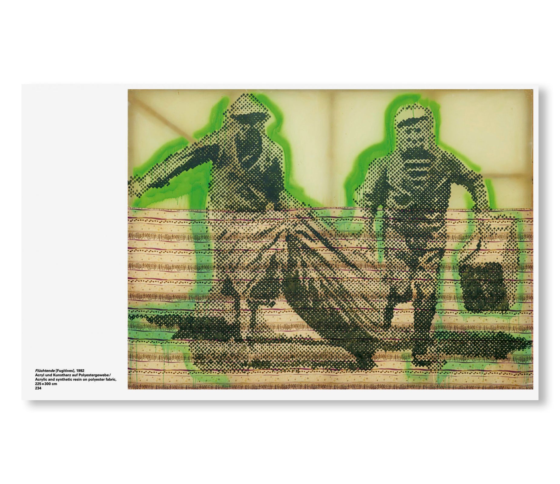 UNTER DEM PFLASTER LIEGT DIE ERDE / BENEATH THE COBBLESTONES, THE EARTH by Sigmar Polke