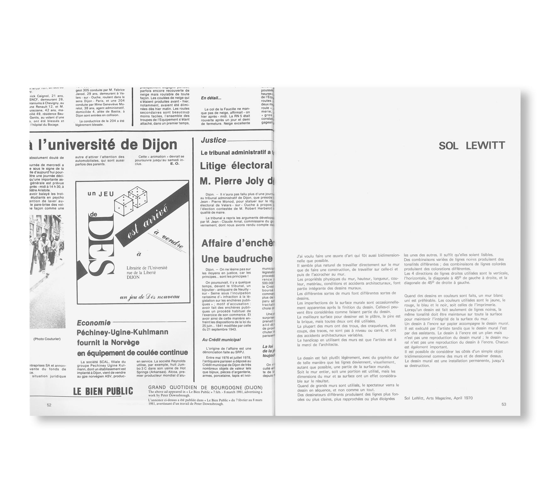MISE EN PIÈCES, MISE EN PLACE, MISE AU POINT