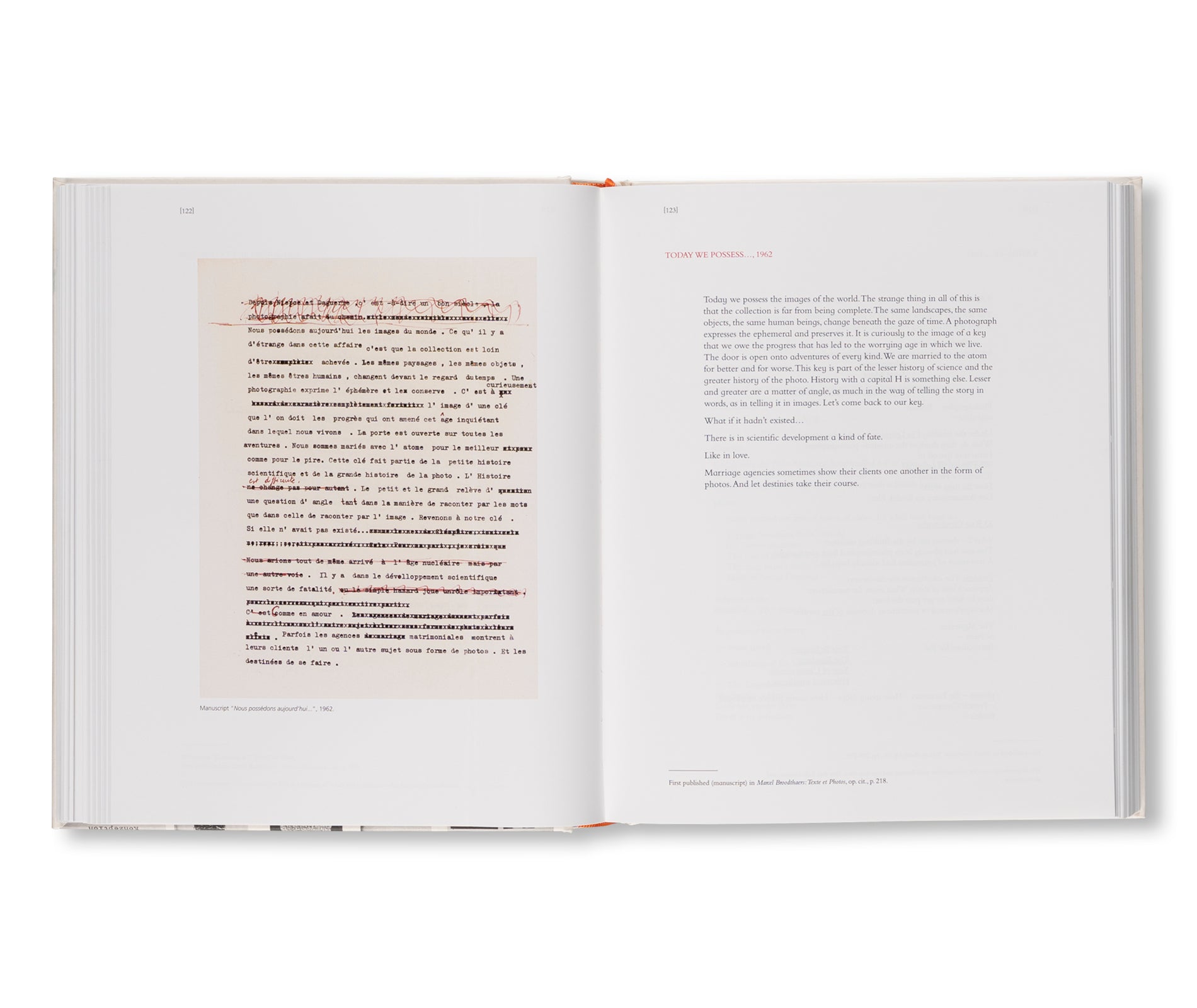 MARCEL BROODTHAERS: COLLECTED WRITINGS by Marcel Broodthaers