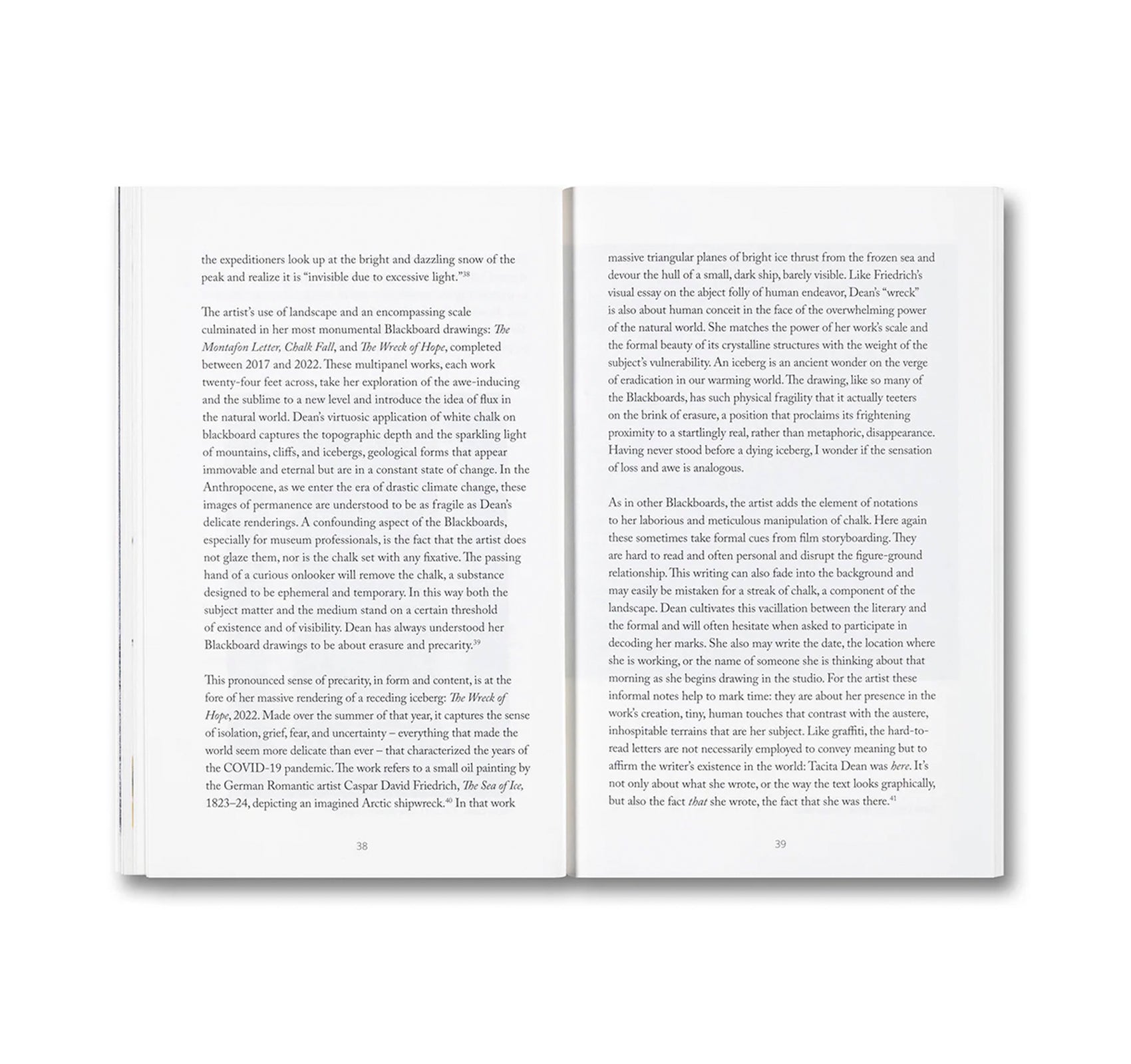 BLIND FOLLY OR HOW TACITA DEAN DRAWS by Michelle White, Tacita Dean