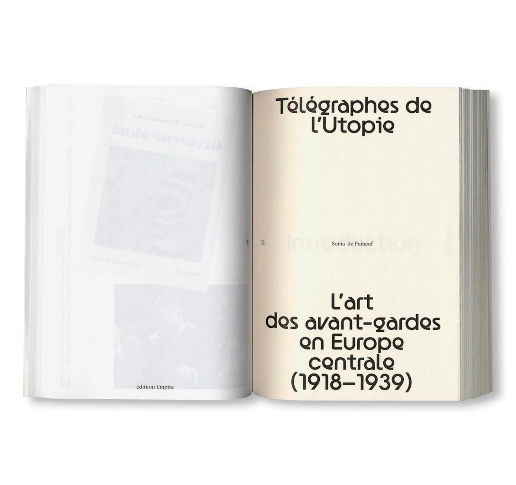 TÉLÉGRAPHES DE L’UTOPIE – L’ART DES AVANT-GARDES EN EUROPE CENTRALE 1918-1939 by Sonia de Puineuf [FRENCH EDITION]