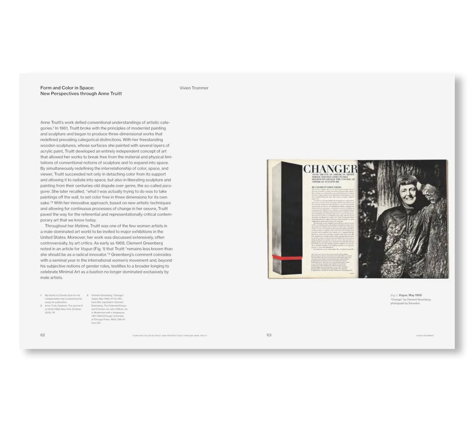 ANNE TRUITT: PIONEER OF MINIMAL ART by Anne Truitt