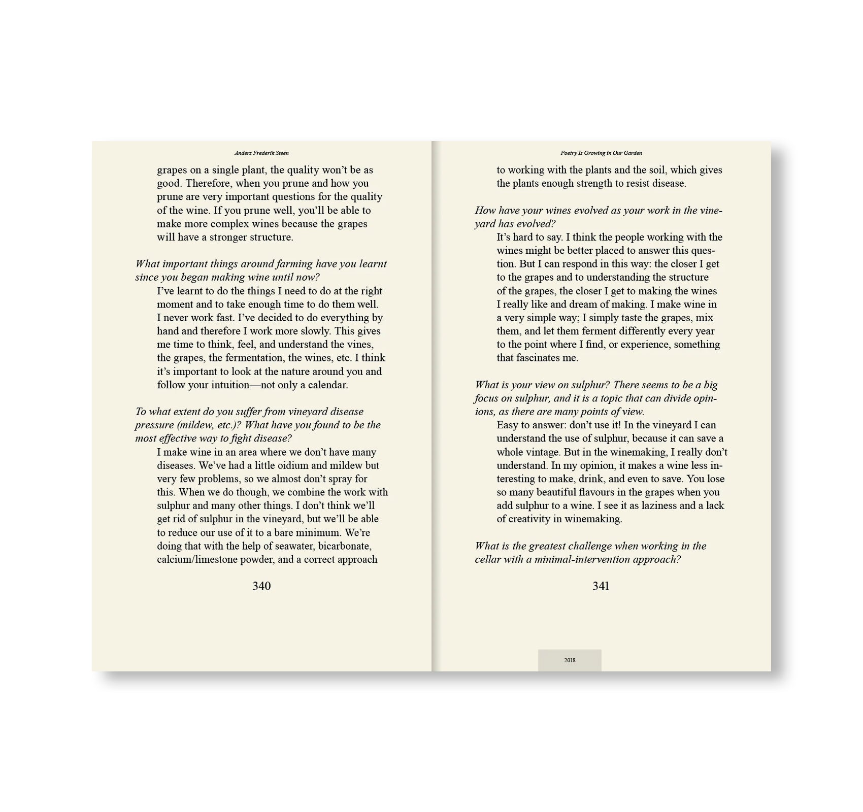 POETRY IS GROWING IN OUR GARDEN by Anders Frederik Steen (VOL.1) [REPRINTED EDITION / THIRD PRINTING]
