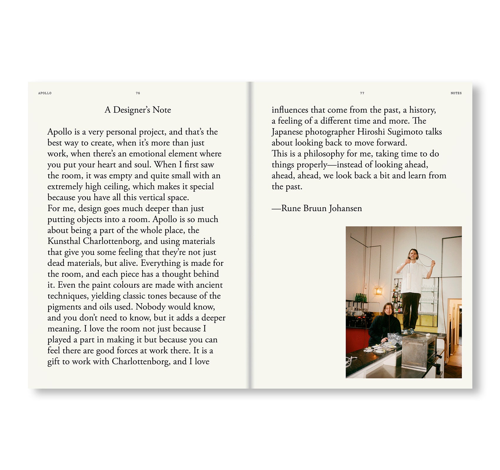 APOLLO: STATE-OF-THE-ART COOKING AND A PARTY by Frederik Bille Brahe