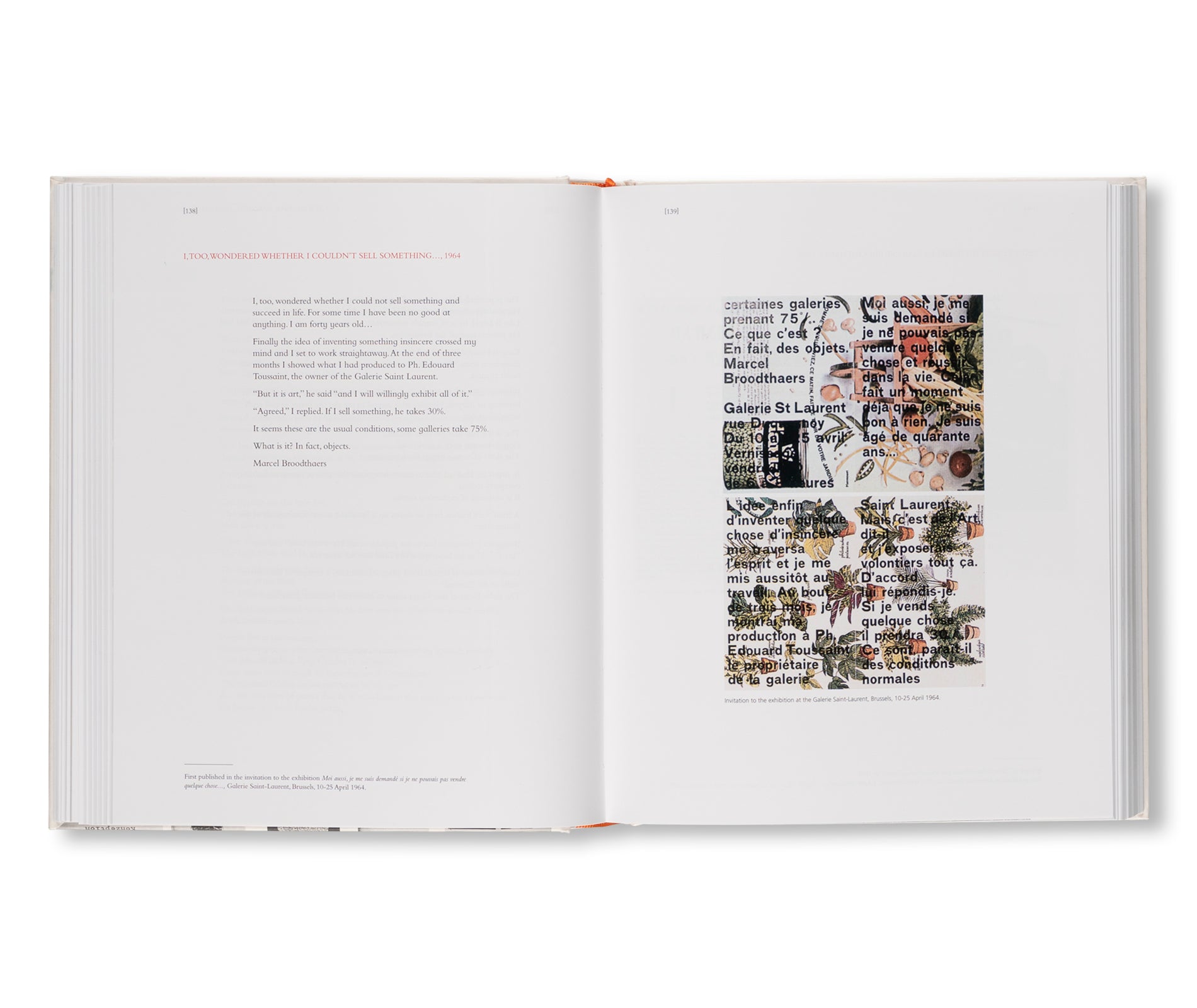 MARCEL BROODTHAERS: COLLECTED WRITINGS by Marcel Broodthaers