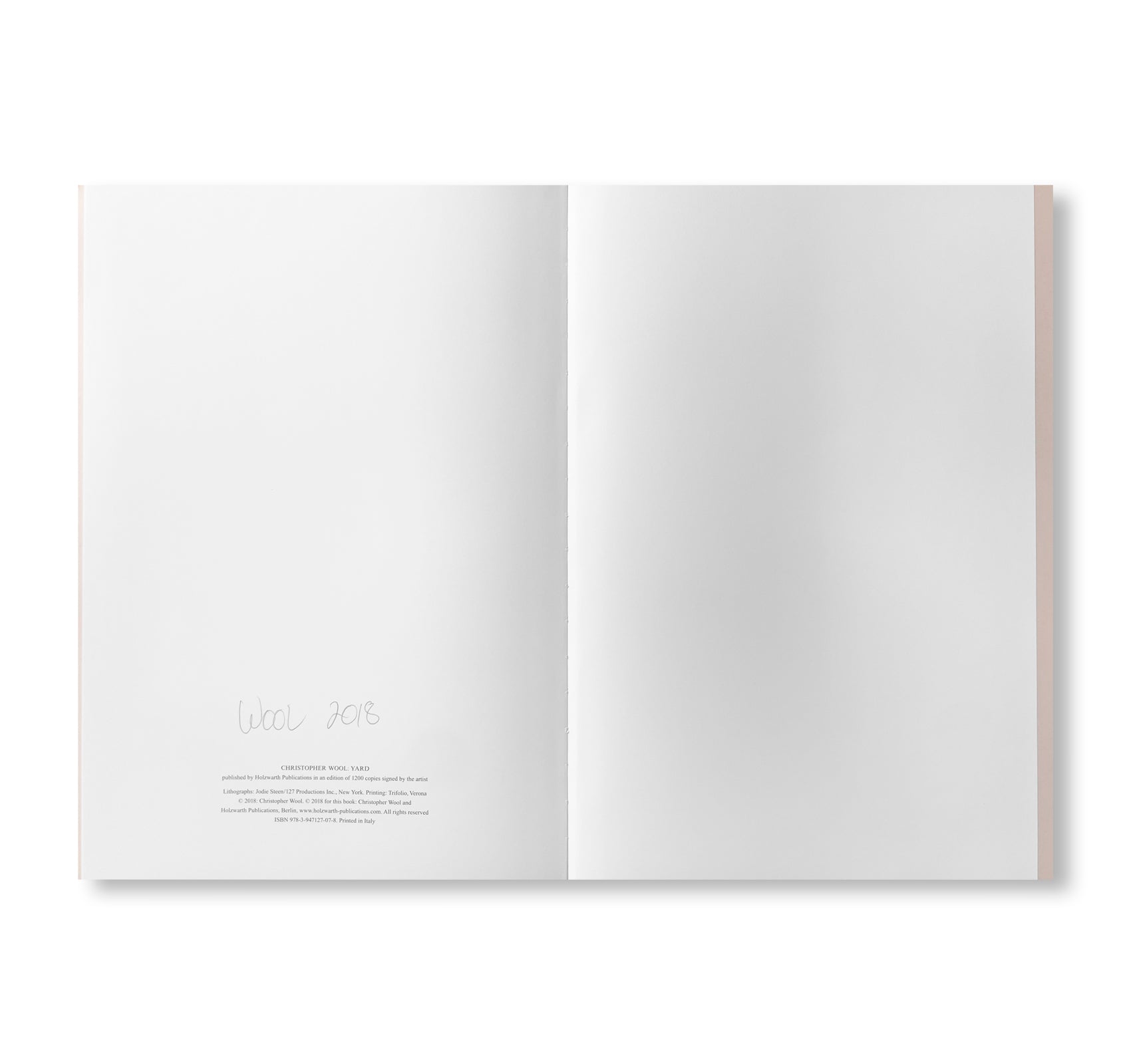 YARD by Christopher Wool [SIGNED]