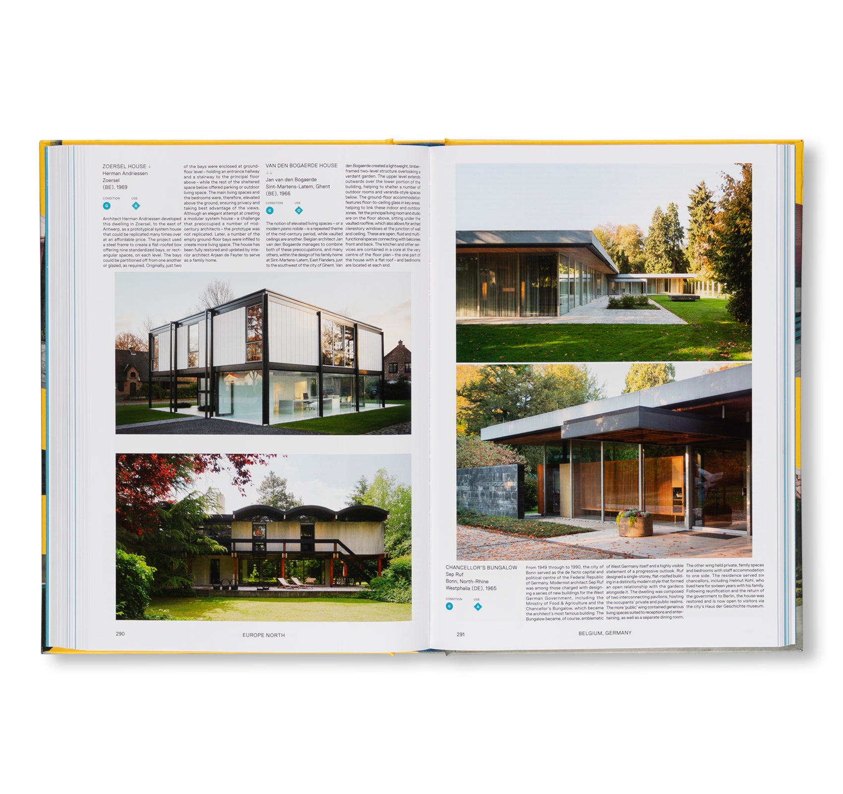 ATLAS OF MID-CENTURY MODERN HOUSES by Dominic Bradbury
