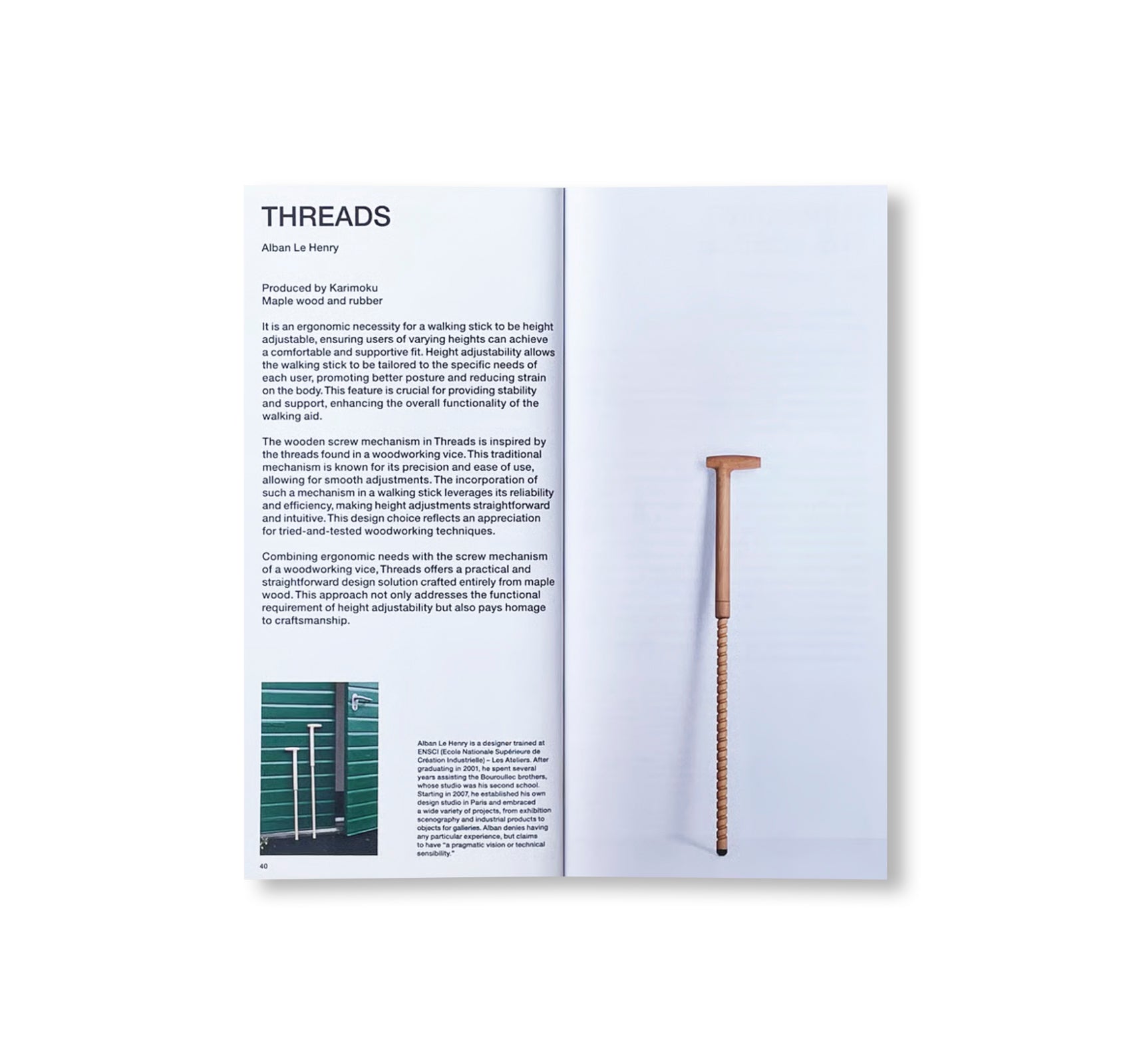 WALKING STICKS by Keiji Takeuchi, Marco Sammicheli