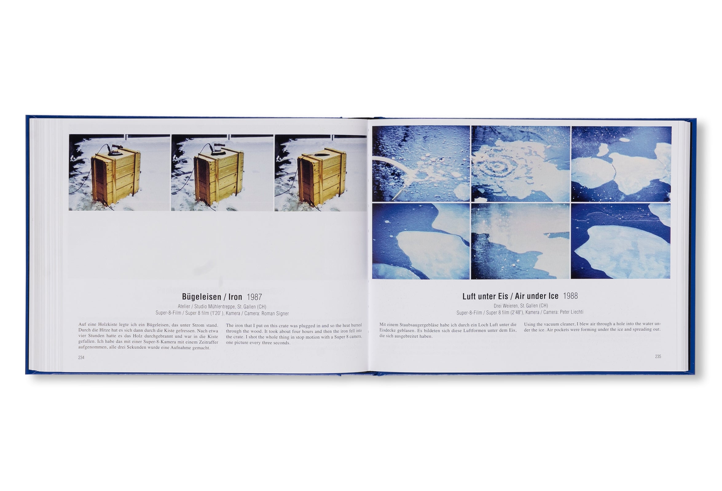 SUPER-8 FILME 1975-2001. KOMMENTIERTES WERKVERZEICHNIS / ANNOTATED CATALOGUE RAISONNÉ by Roman Signer