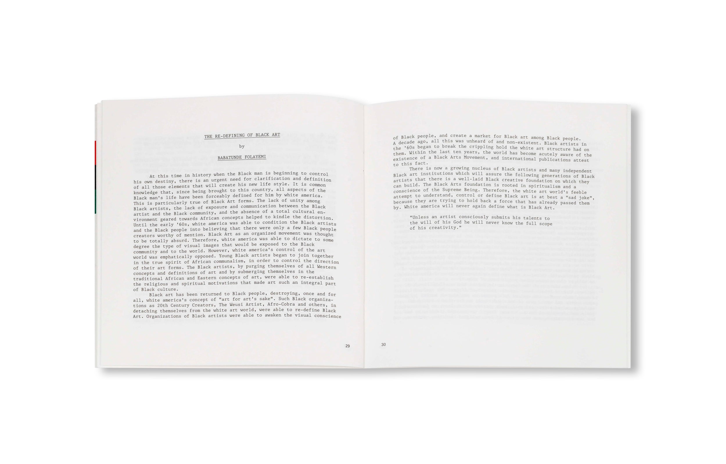 BLACK ART NOTES by Tom Lloyd [SECOND PRINTING]