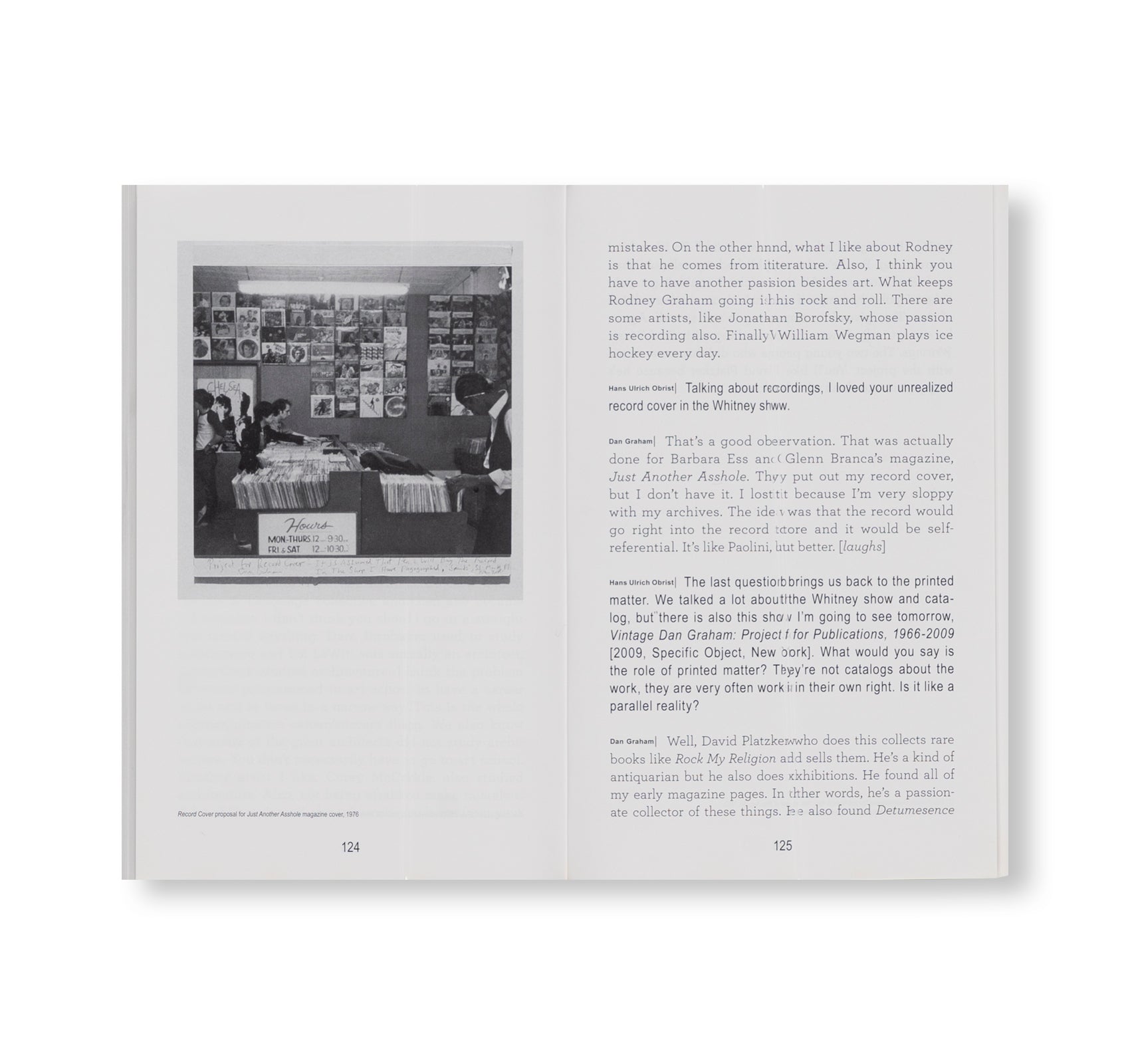 HANS ULRICH OBRIST & DAN GRAHAM: CONVERSATION SERIES by Hans Ulrich Obrist, Dan Graham