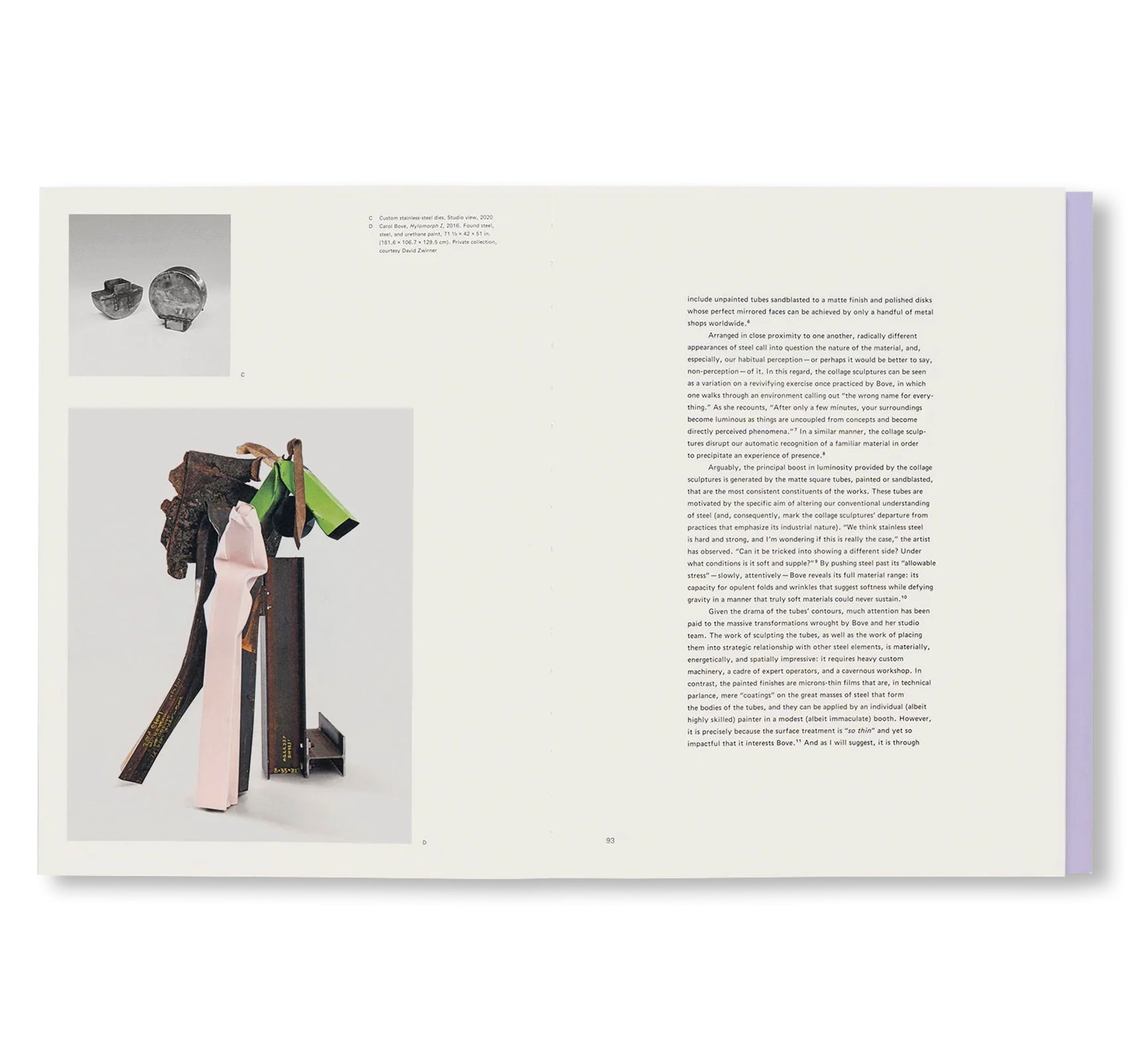 CAROL BOVE by Carol Bove (GUGGENHEIM MUSEUM)