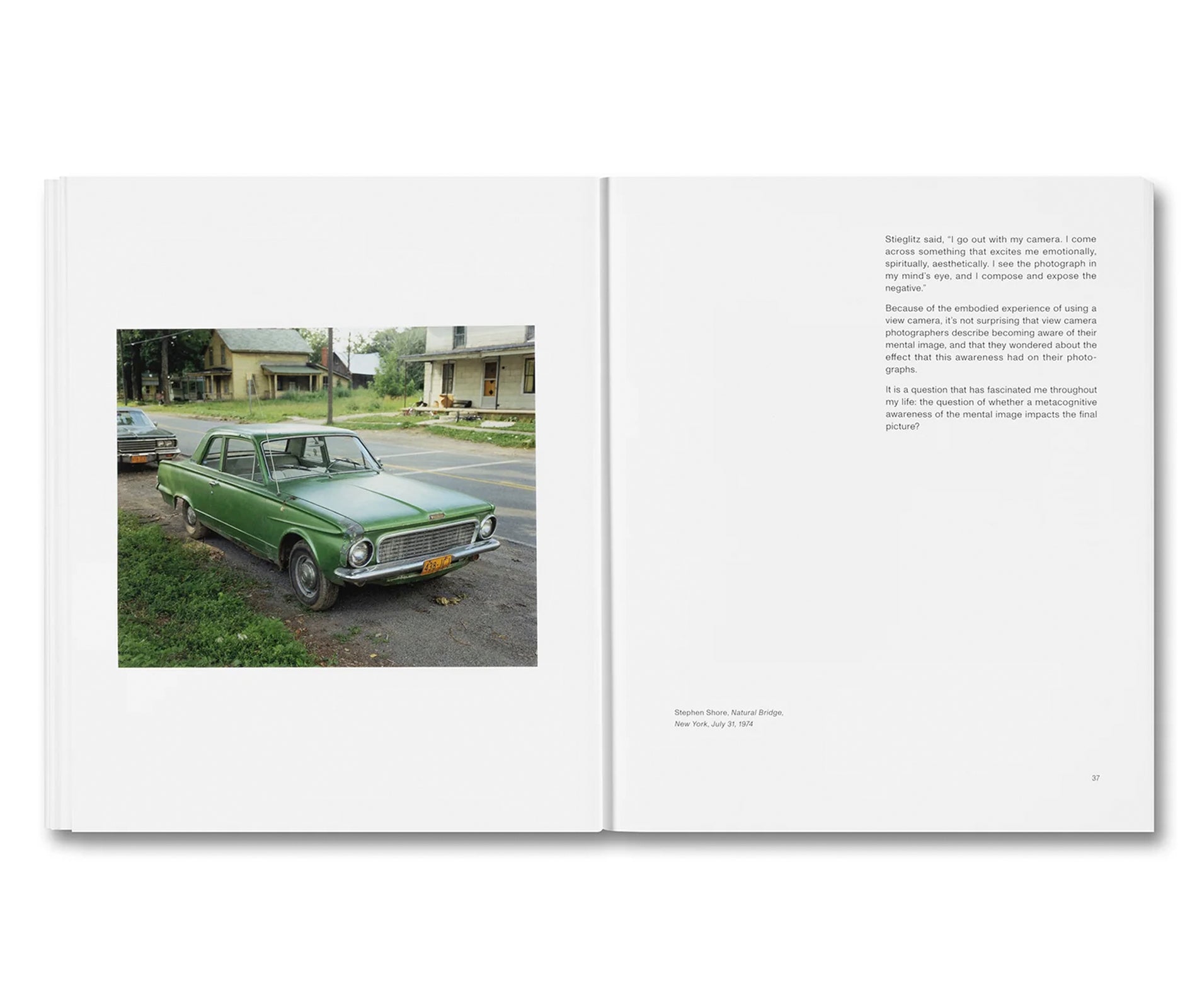 THE MENTAL IMAGE by Stephen Shore