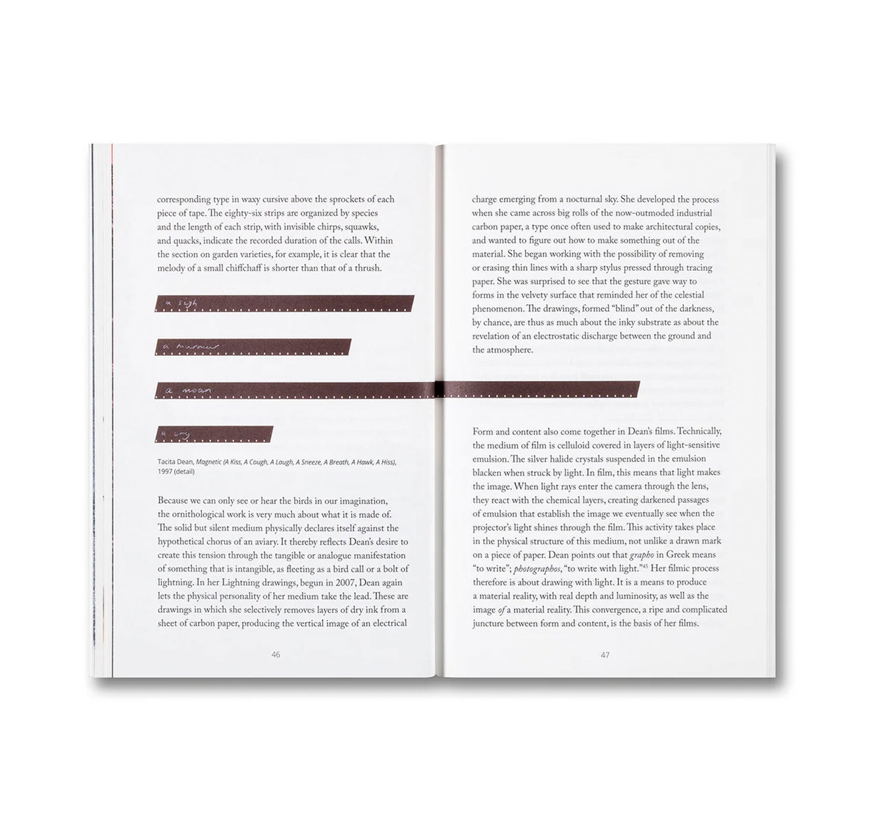 BLIND FOLLY OR HOW TACITA DEAN DRAWS by Michelle White, Tacita Dean