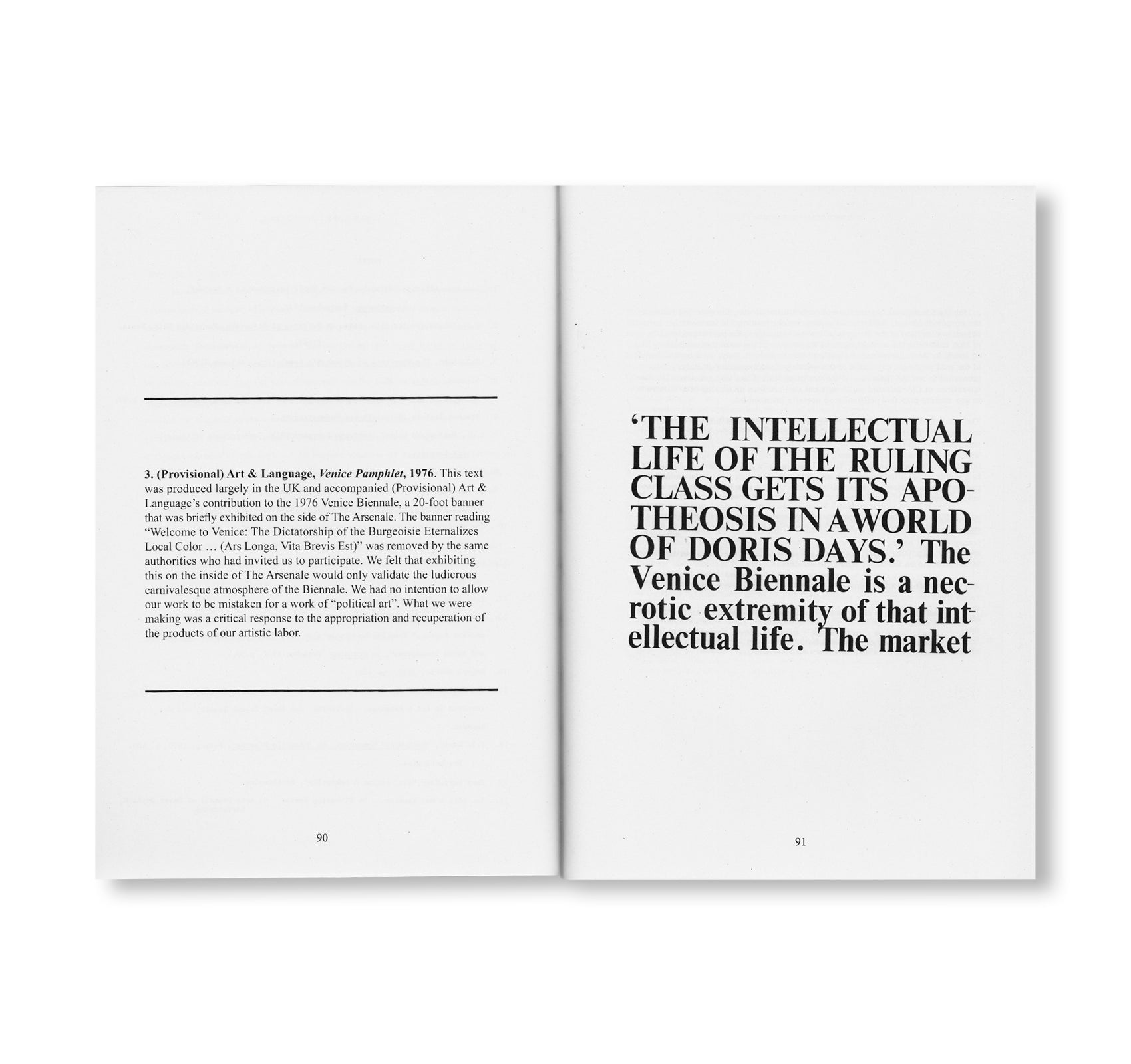 IN THE BELLY OF THE BEAST – ART & LANGUAGE NEW YORK PROJECT 1972-1978 by Michael Corris