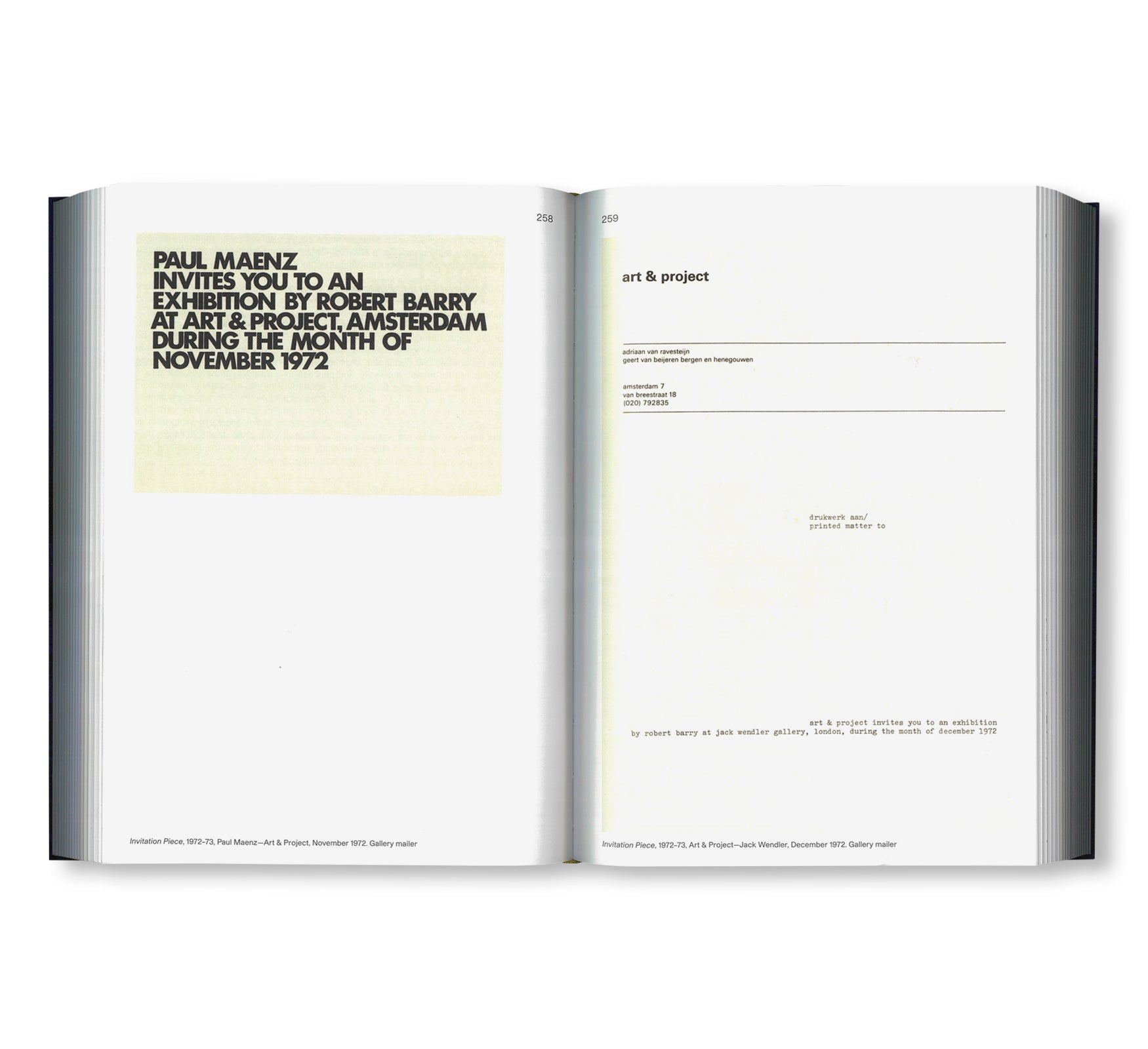 THE DEFINING OF IT… by Robert Barry