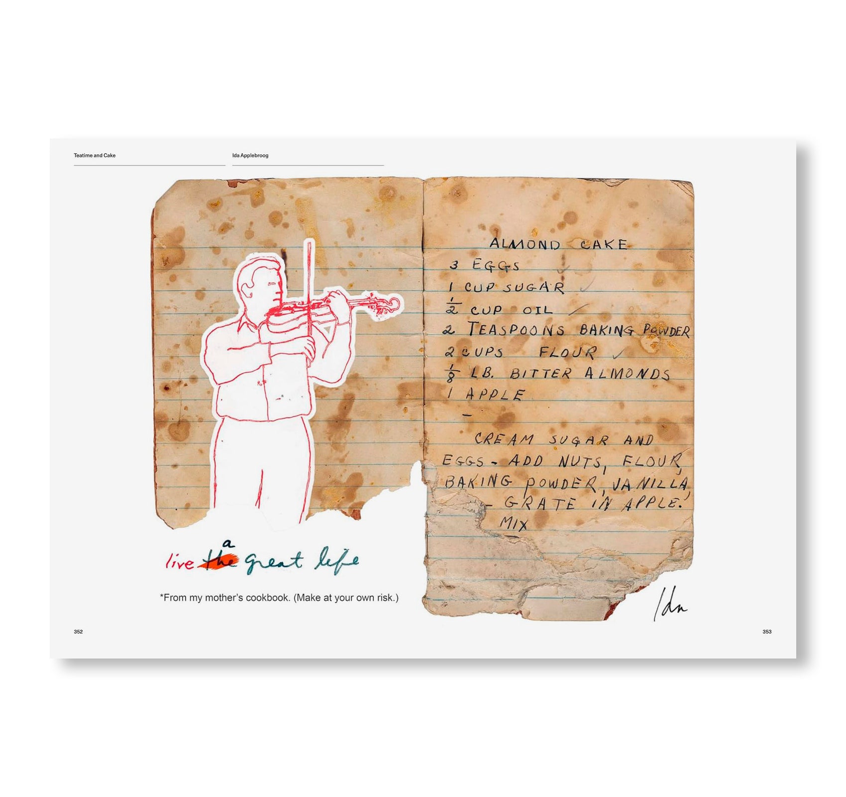 A COOKBOOK FOR IWAN: FROM STUDIO TO STOVE