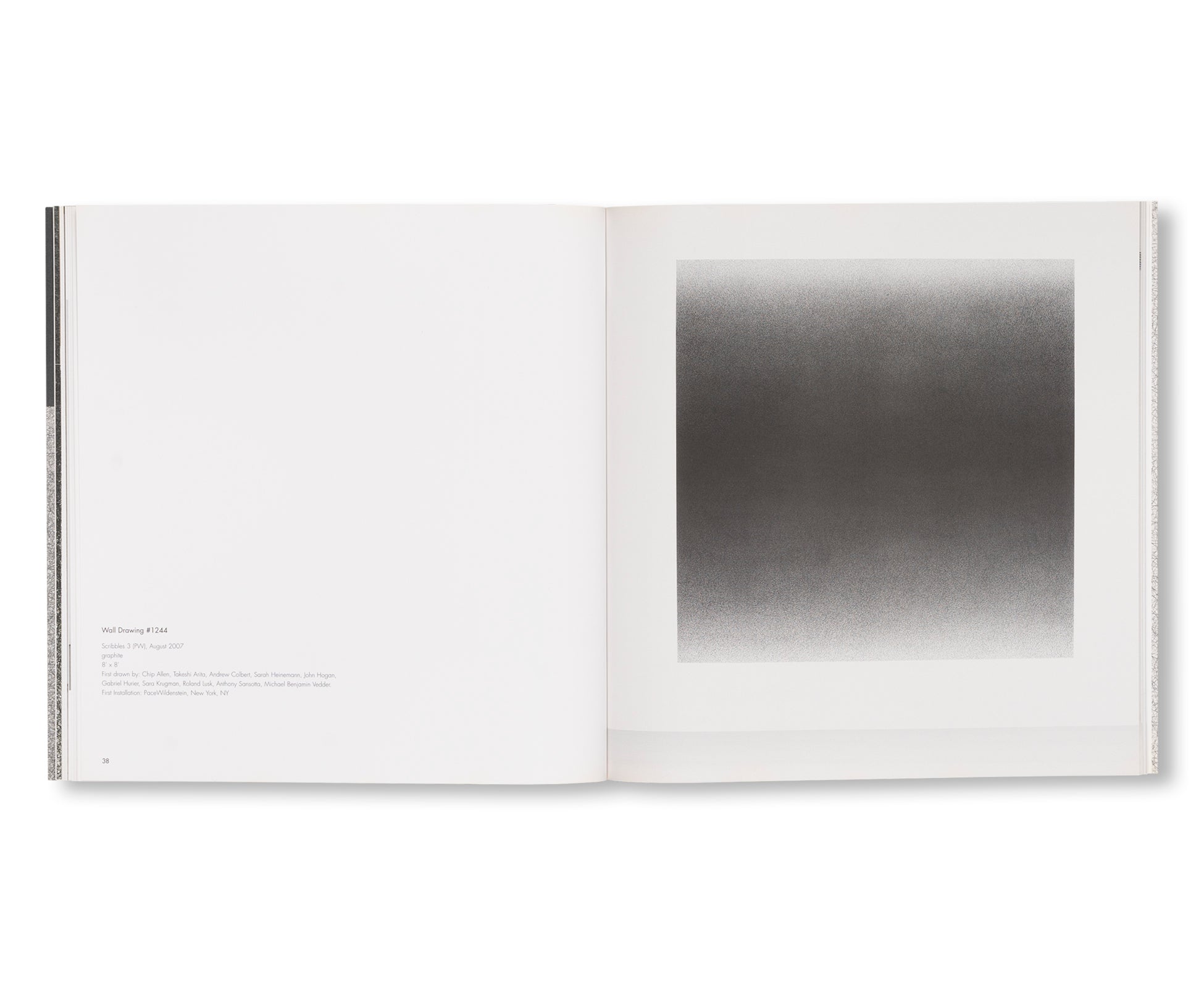 SCRIBBLE WALL DRAWINGS by Sol LeWitt