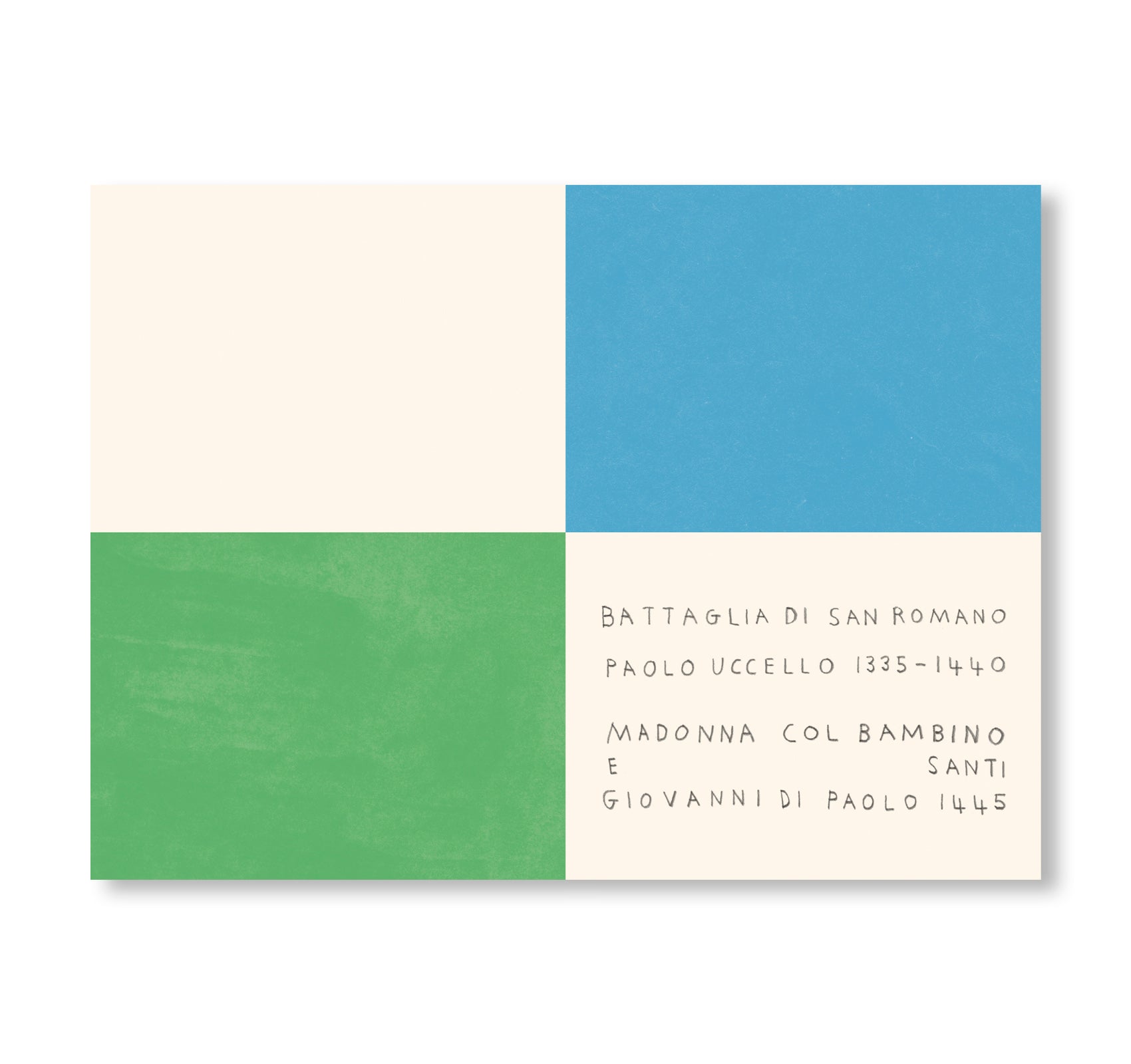 APPUNTI SU ALCUNI DIPINTI by Nigel Peake