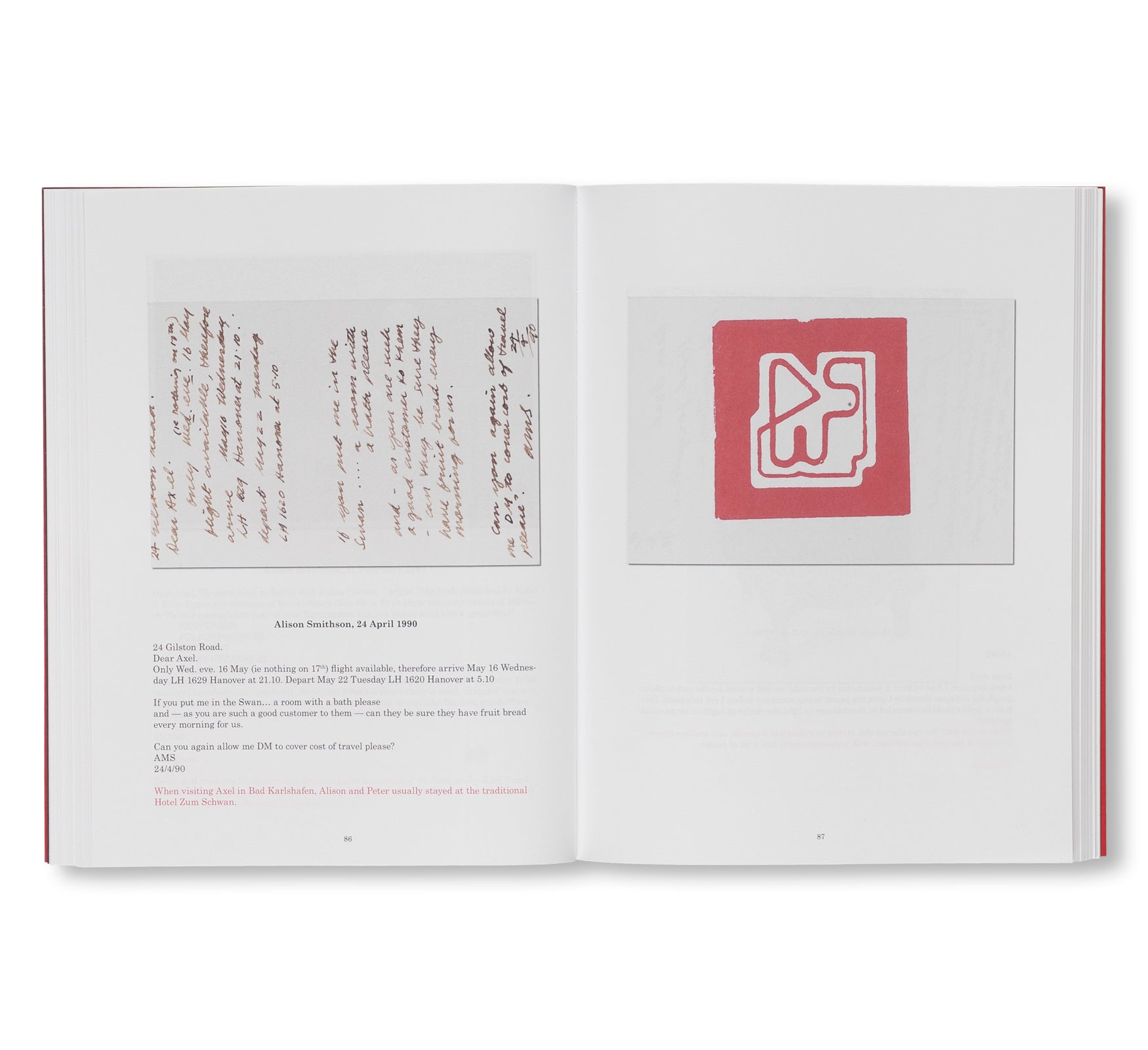 DEAR AXEL…99 POSTCARDS FROM ALISON AND PETER SMITHSON by Alison & Peter Smithson