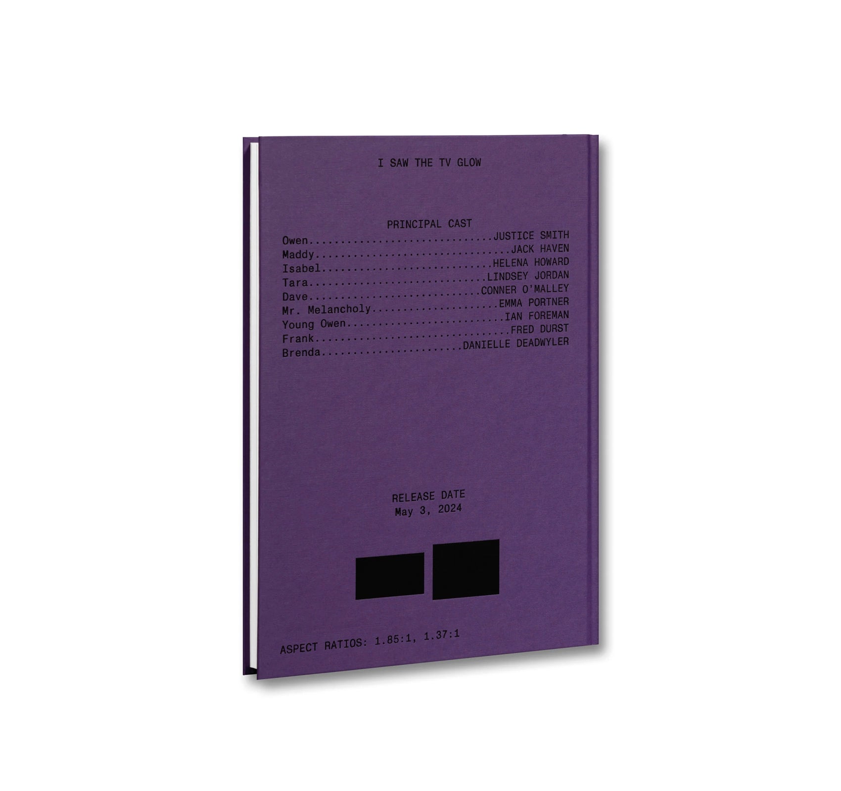 I SAW THE TV GLOW SCREENPLAY BOOK by Jane Schoenbrun – twelvebooks