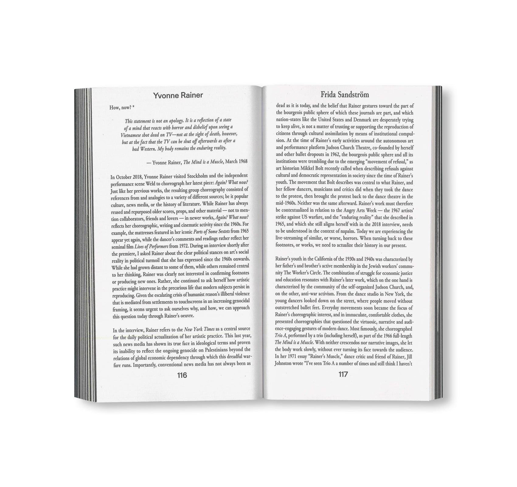 PRIVILEGE: AN YVONNE RAINER FILMOGRAPHY by Yvonne Rainer [EXTENDED EDITION]