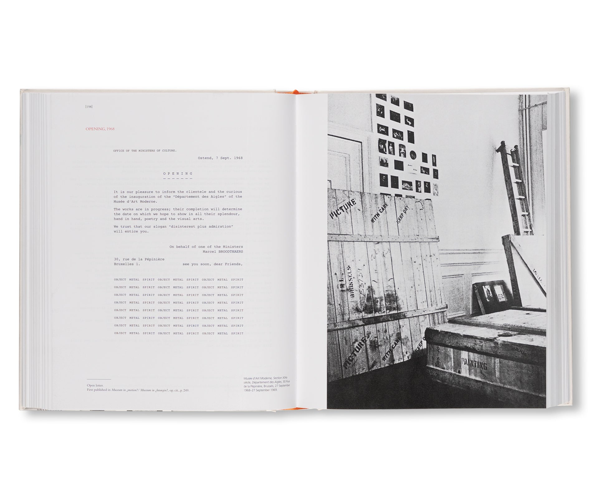 MARCEL BROODTHAERS: COLLECTED WRITINGS by Marcel Broodthaers